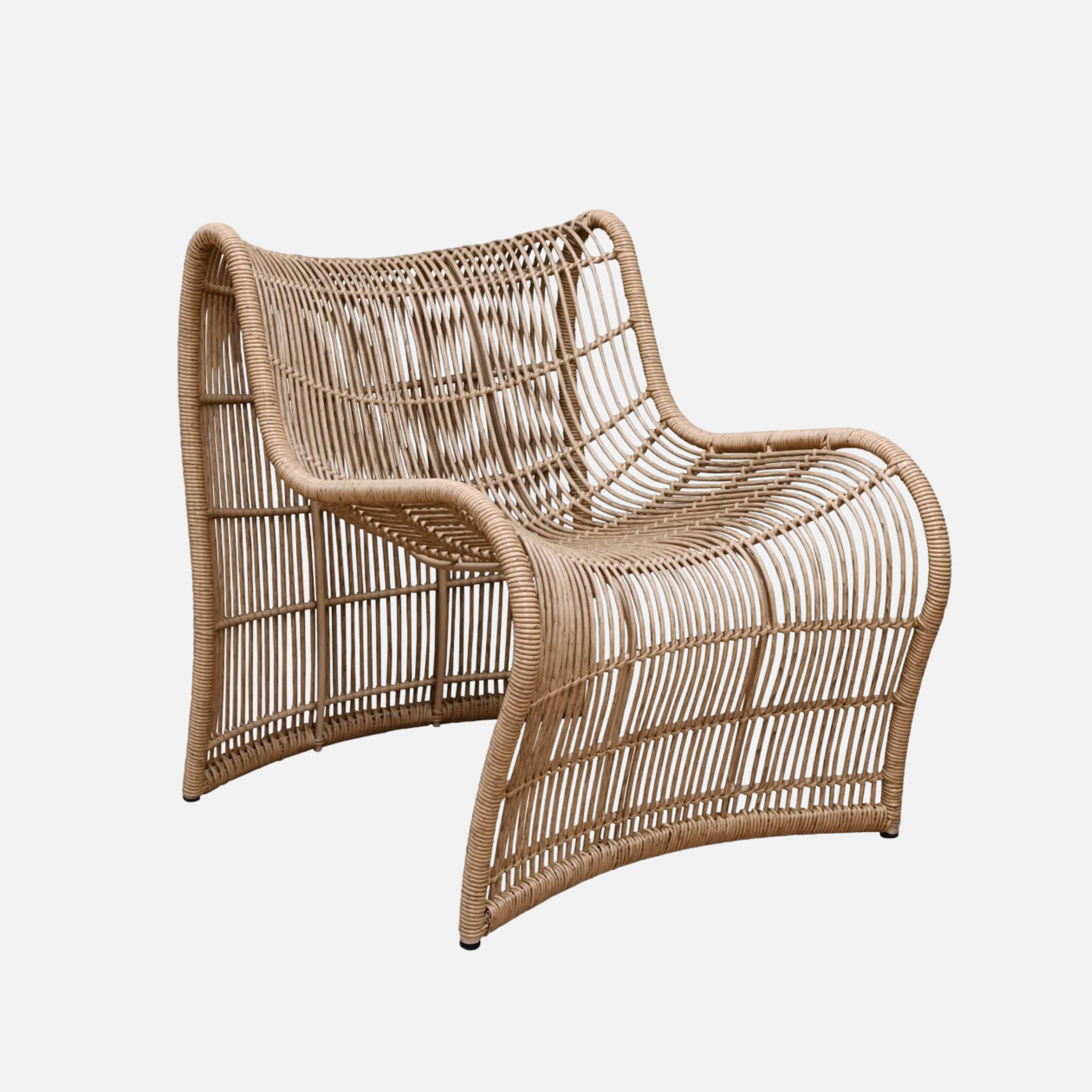 Wave Outdoor Chair - Light Natural