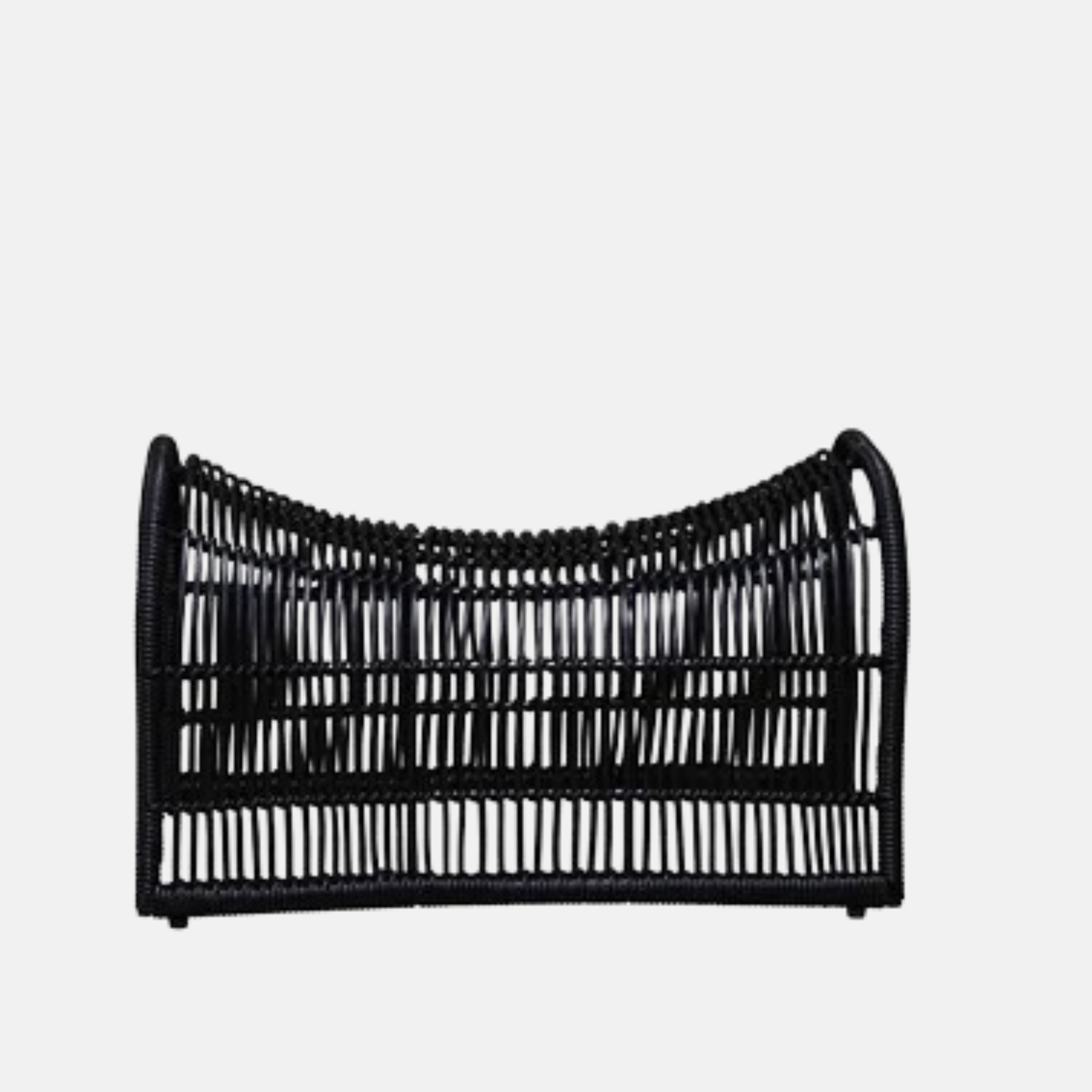Wave Footstool - Black