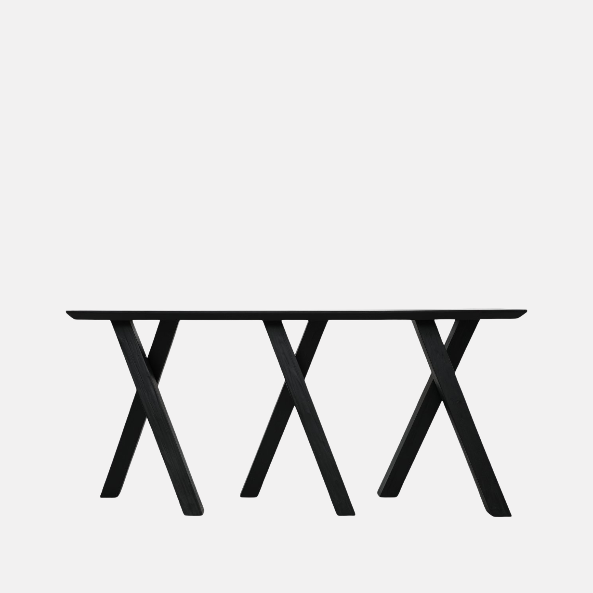 Wheeler Narrow Console - Black