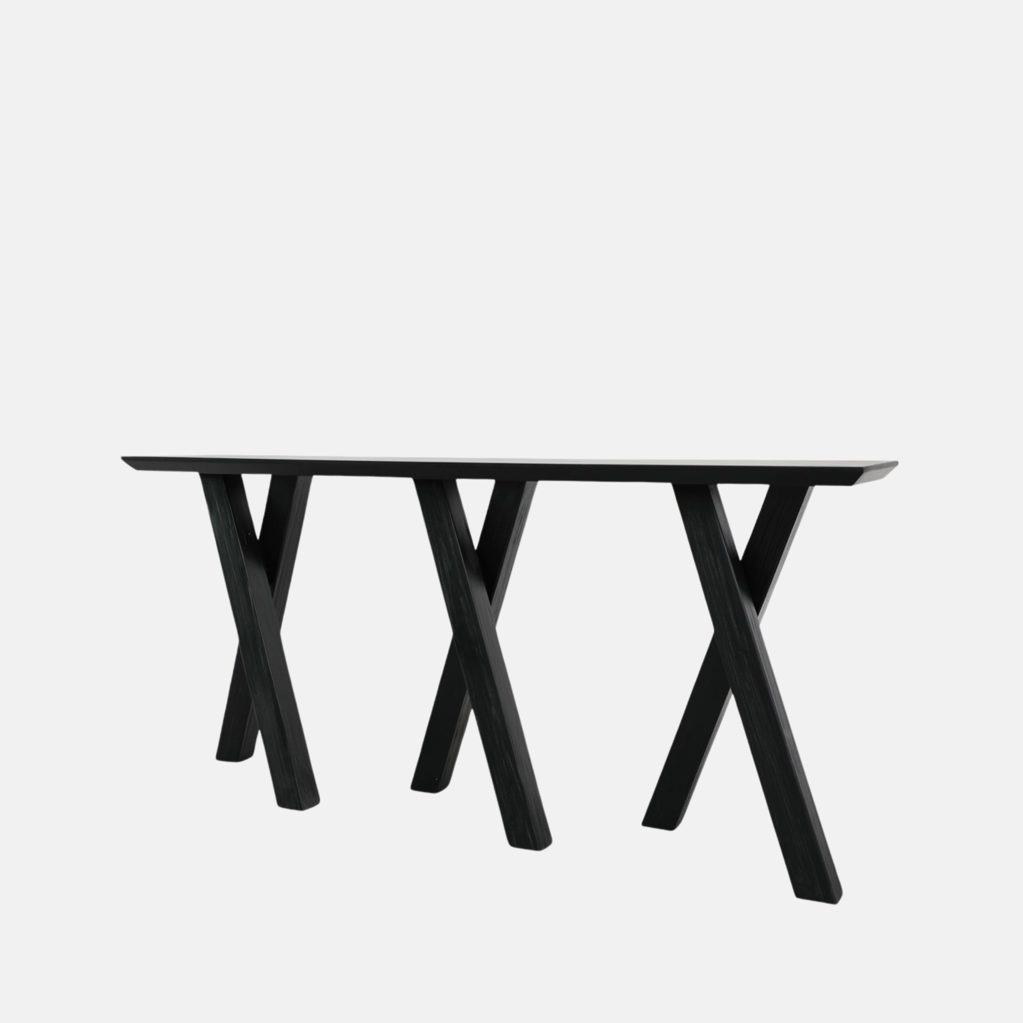 Wheeler Narrow Console - Black