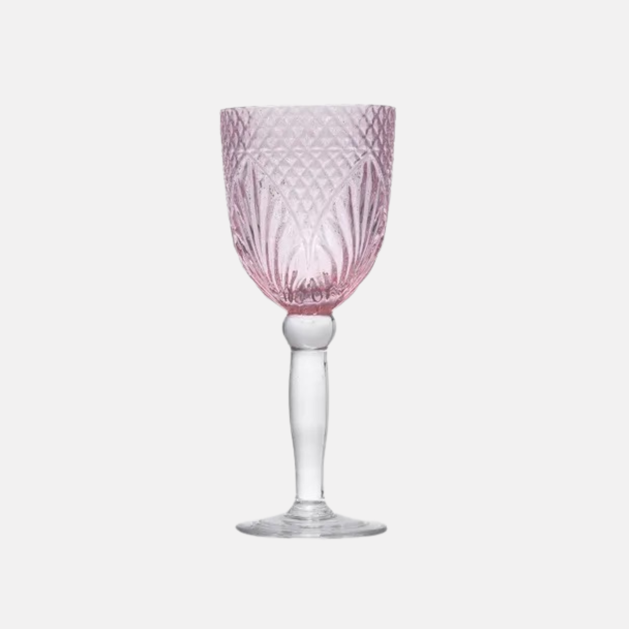 Vintage Goblets Set of Eight - Pink