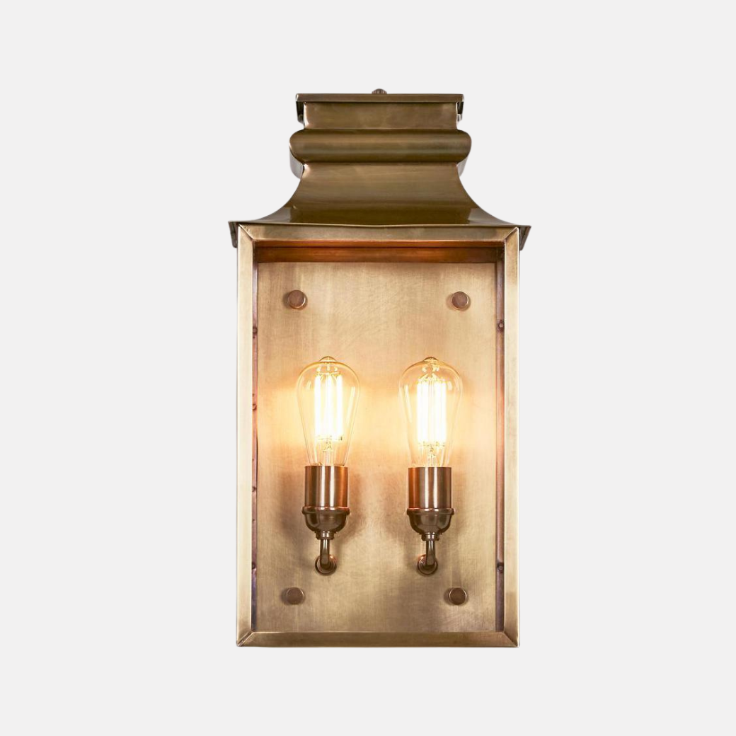 Westpoint Outdoor Wall Light - Brass