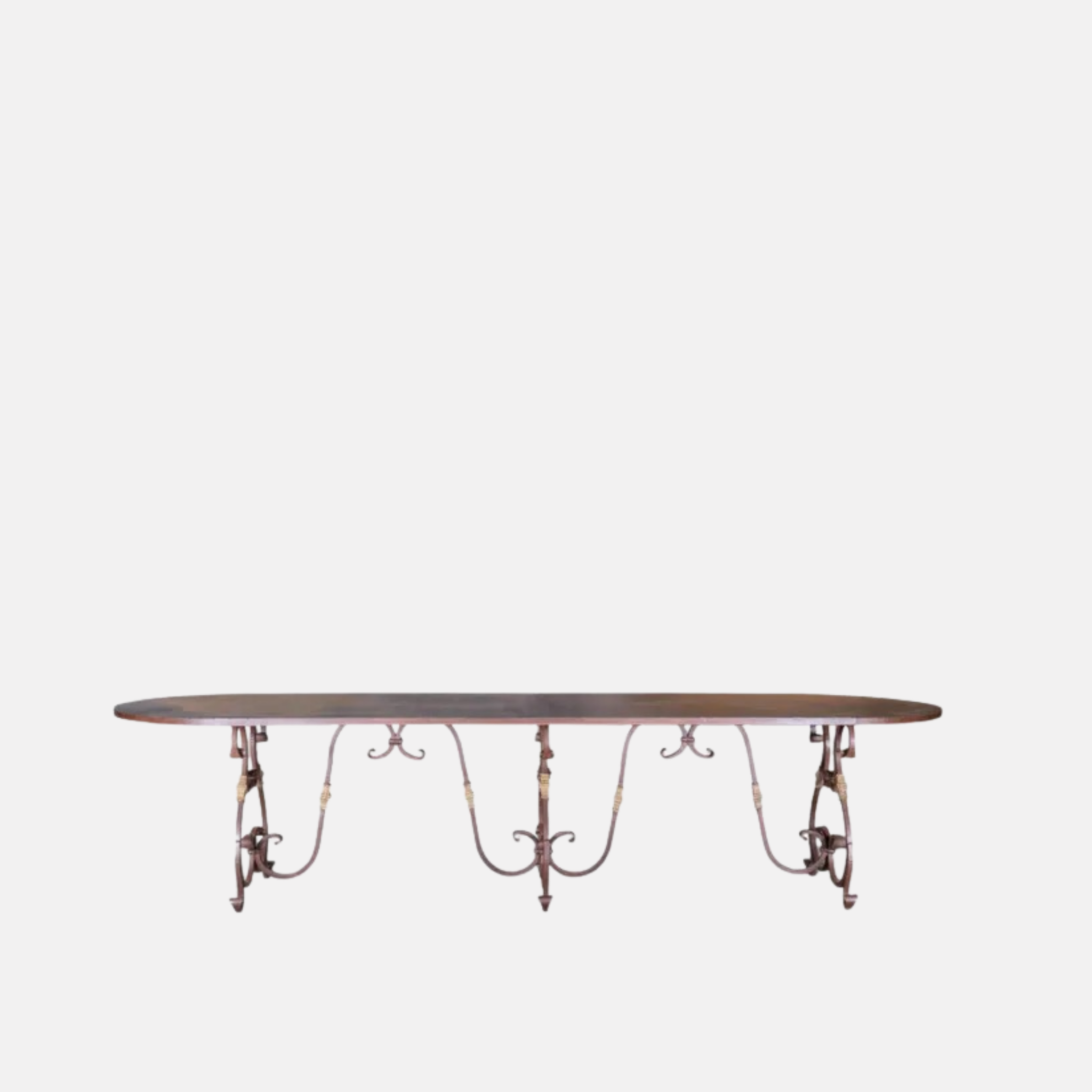 Palisaide Wrought Iron Dining Table