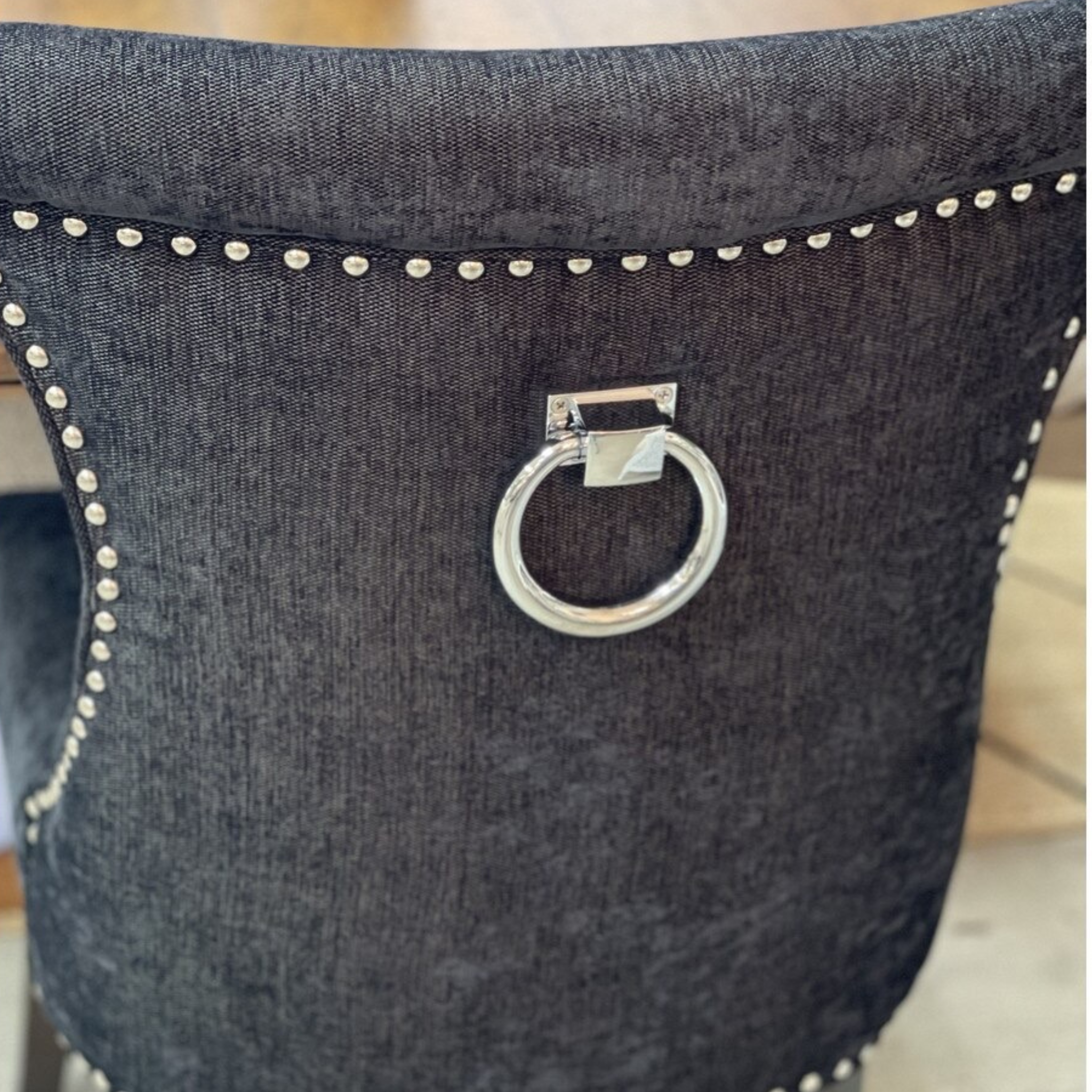 Largo Ring Back Dining Chair - Black