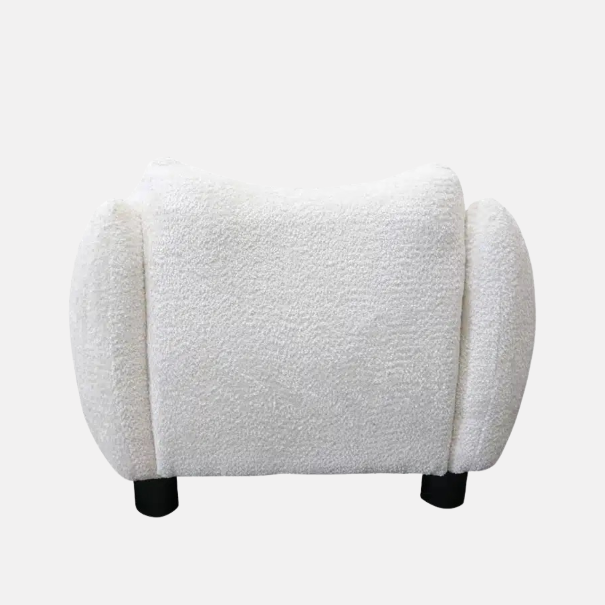 Maui Velvet Armchair - Ivory