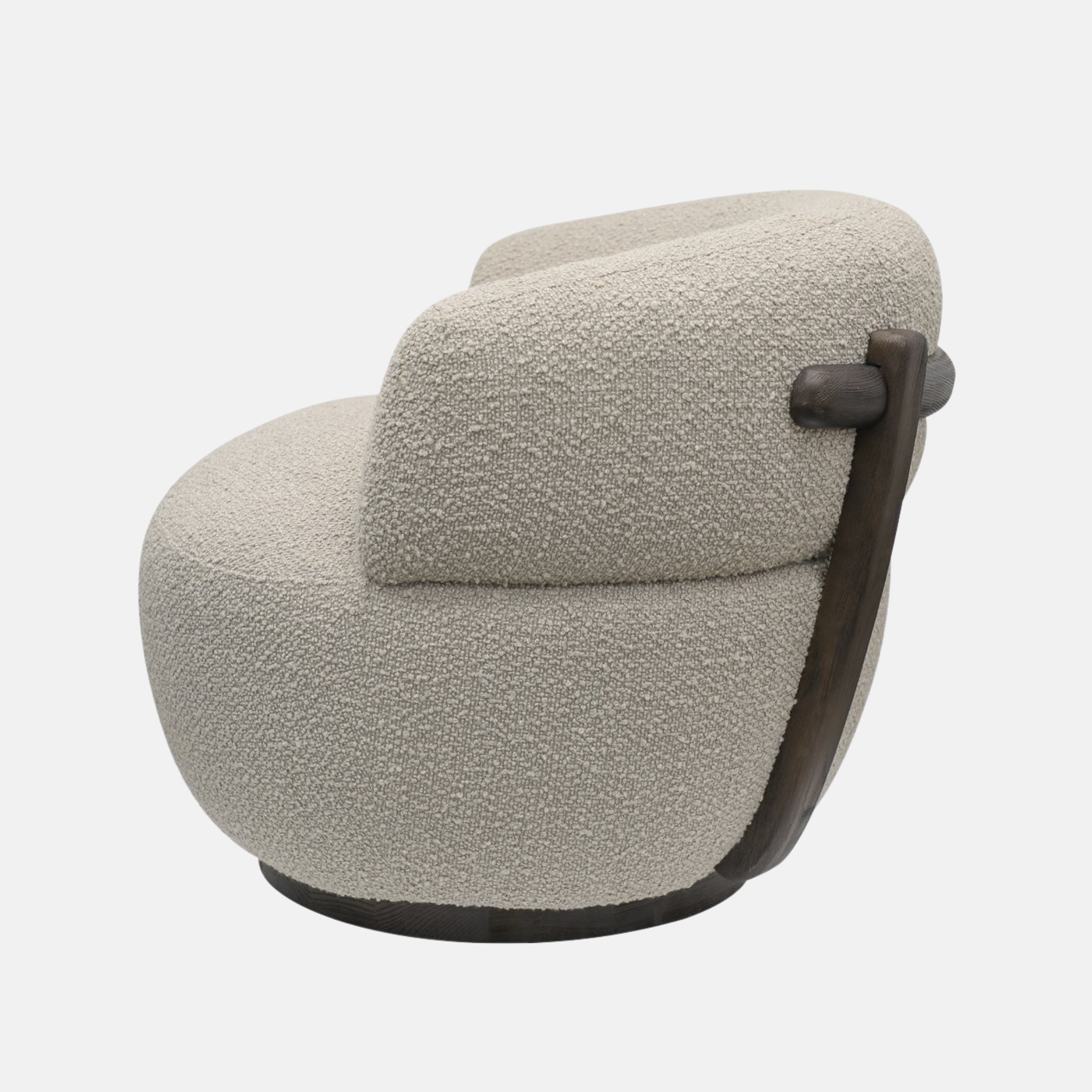 Alwin Swivel Armchair - Natural