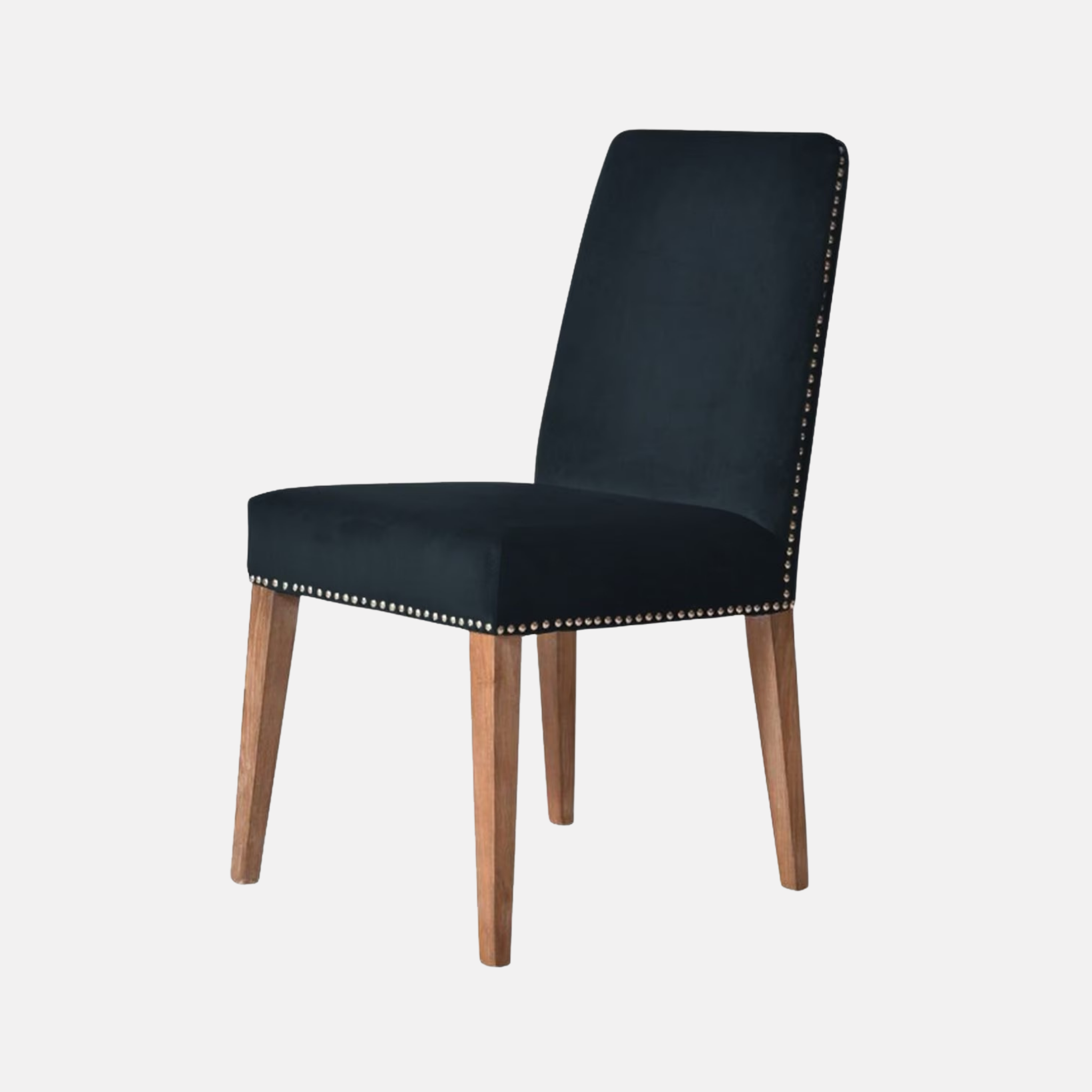 Pascal Dining Chair - Navy Blue Velvet