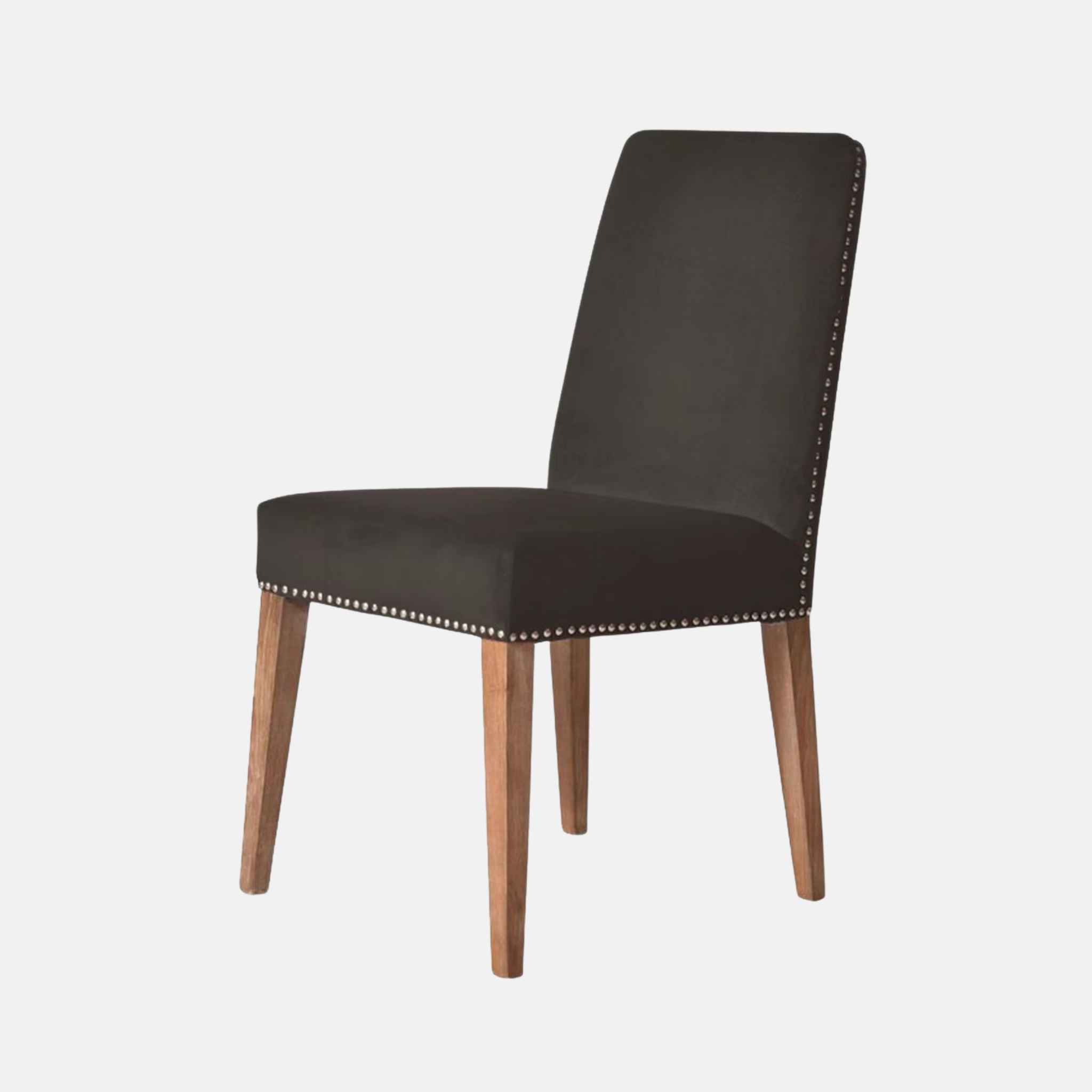 Pascal Dining Chair - Dark Grey Velvet