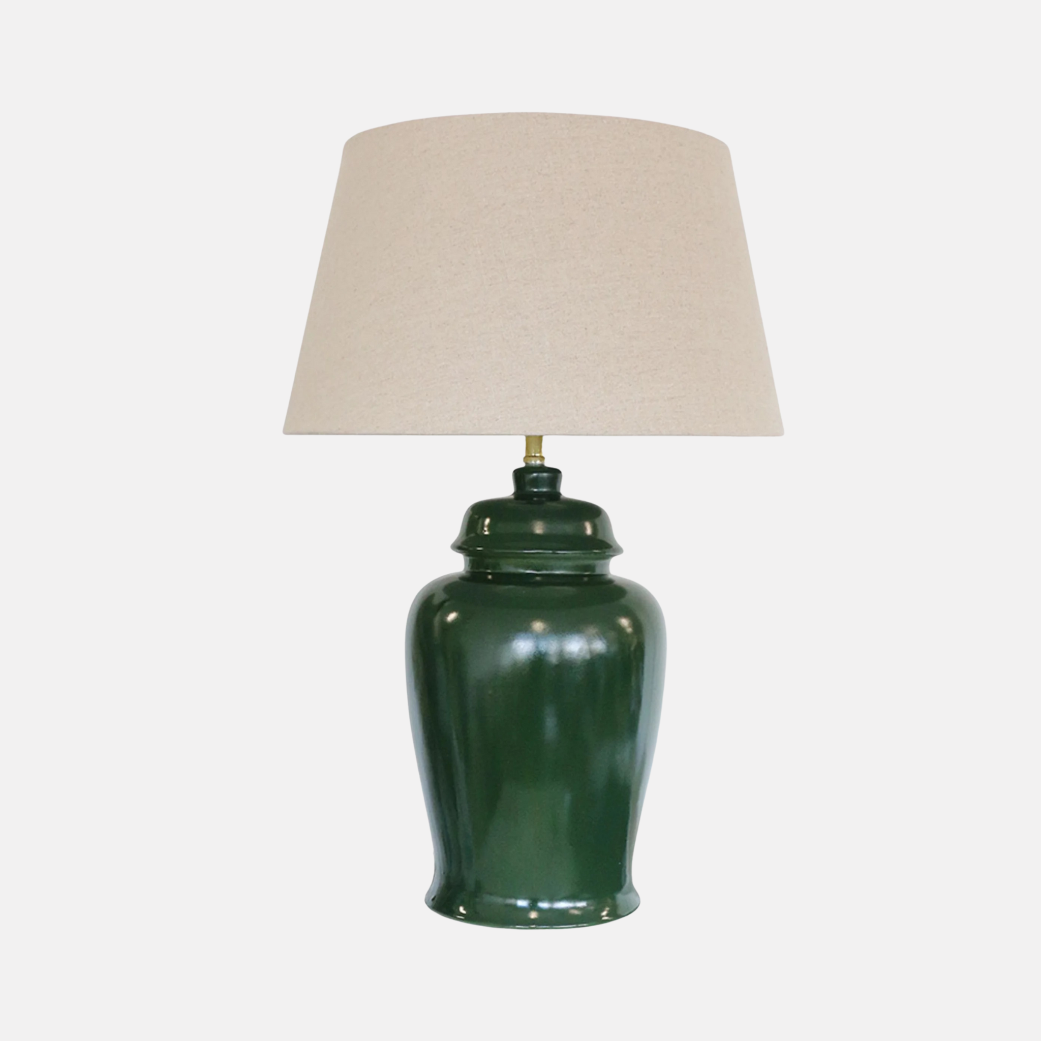VERDE CRACKLED LAMP