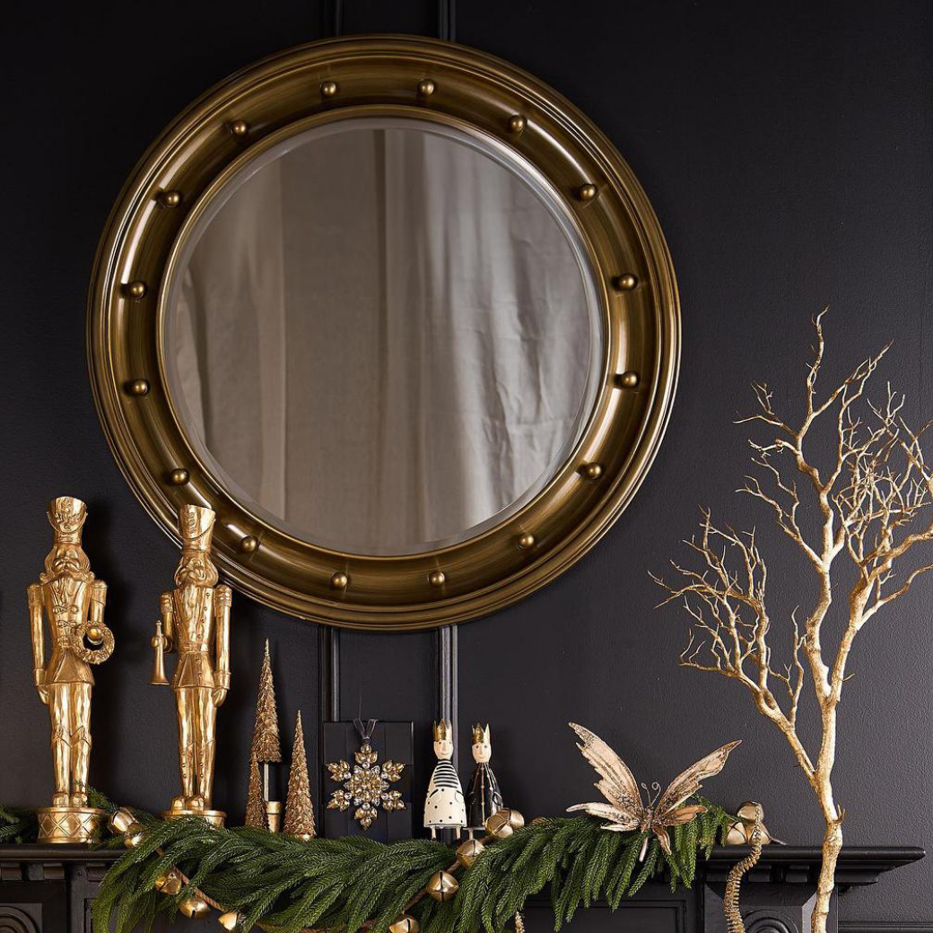Clive Mirror - Gold