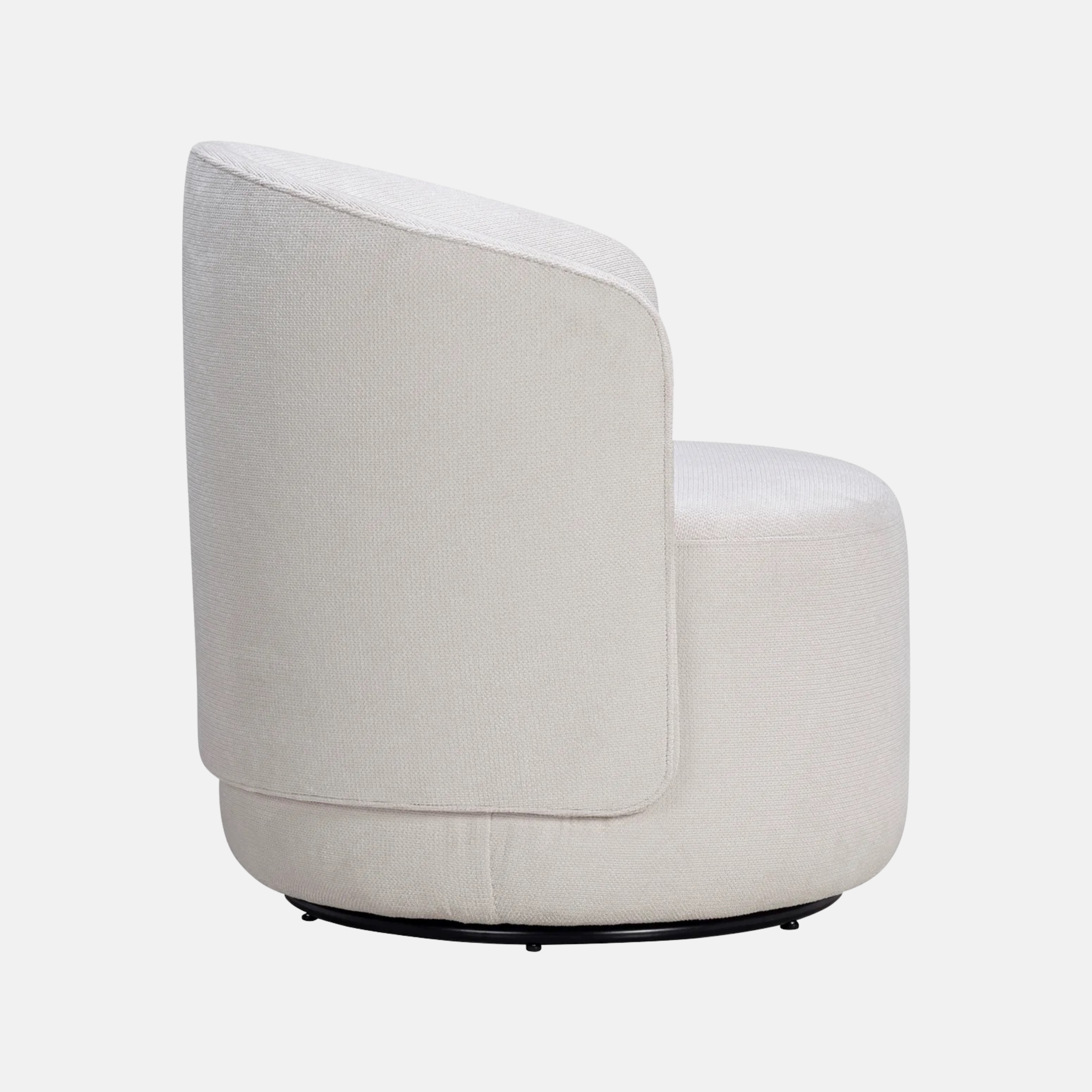 Estella Swivel Armchair - Ivory