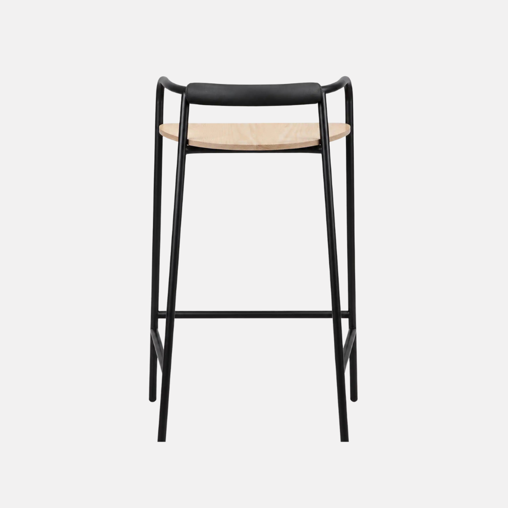 Forge Barstool Black/Natural