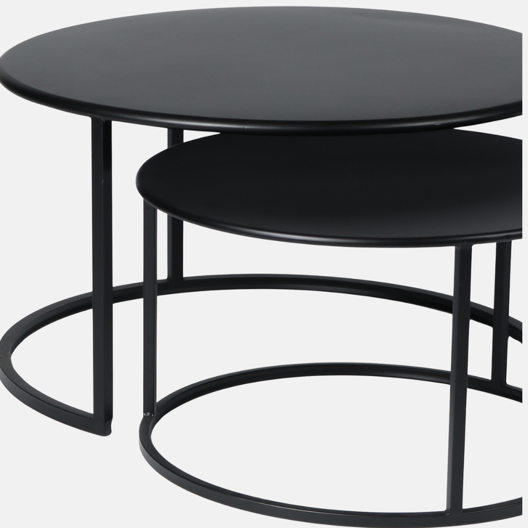 Trang Nesting Iron Coffee Tables