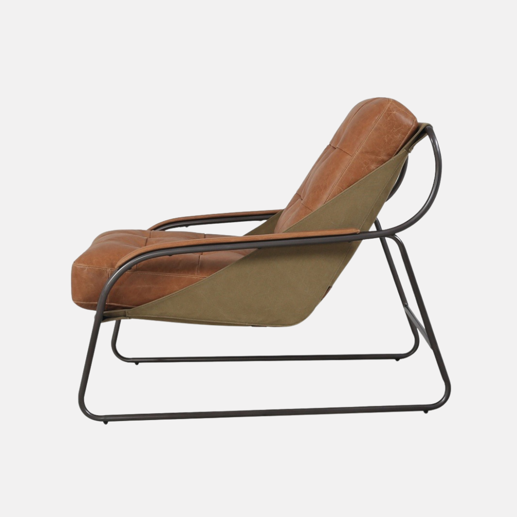 Pandora Leather Armchair - Brown