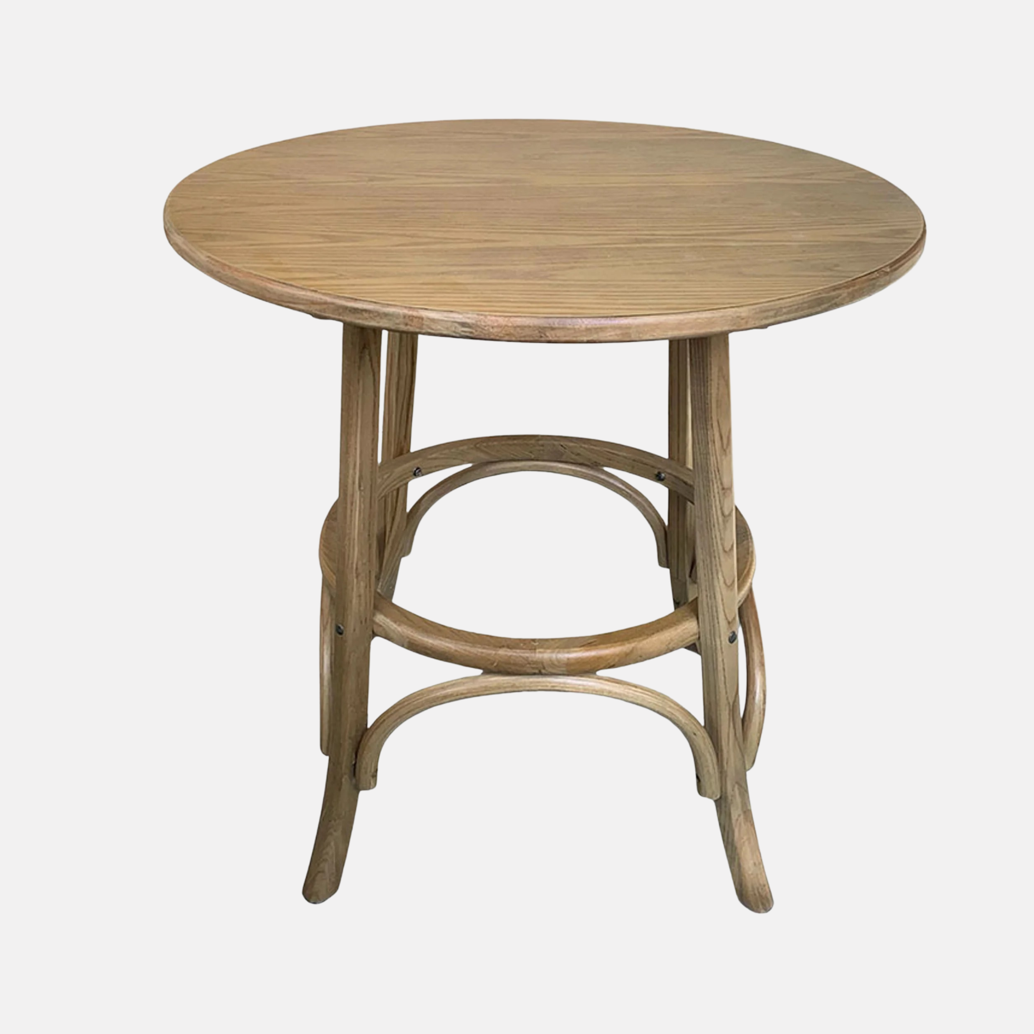 Riviera Elm & Rattan Dining Table