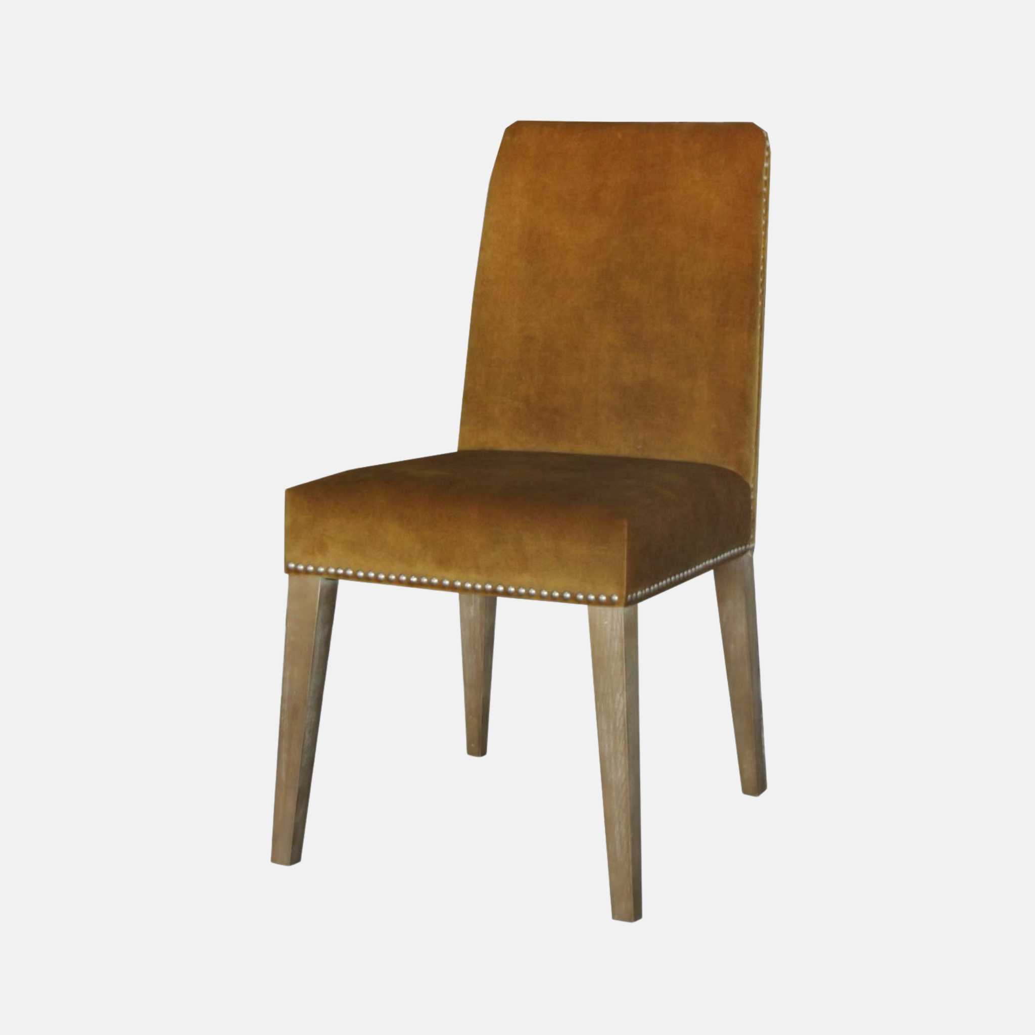 Pascal Dining Chair - Mustard Velvet