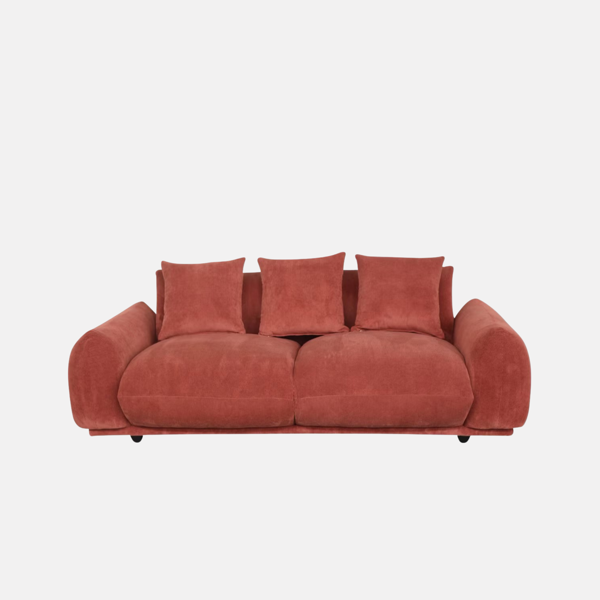 Brooklyn 3 Seater Sofa - Paprika