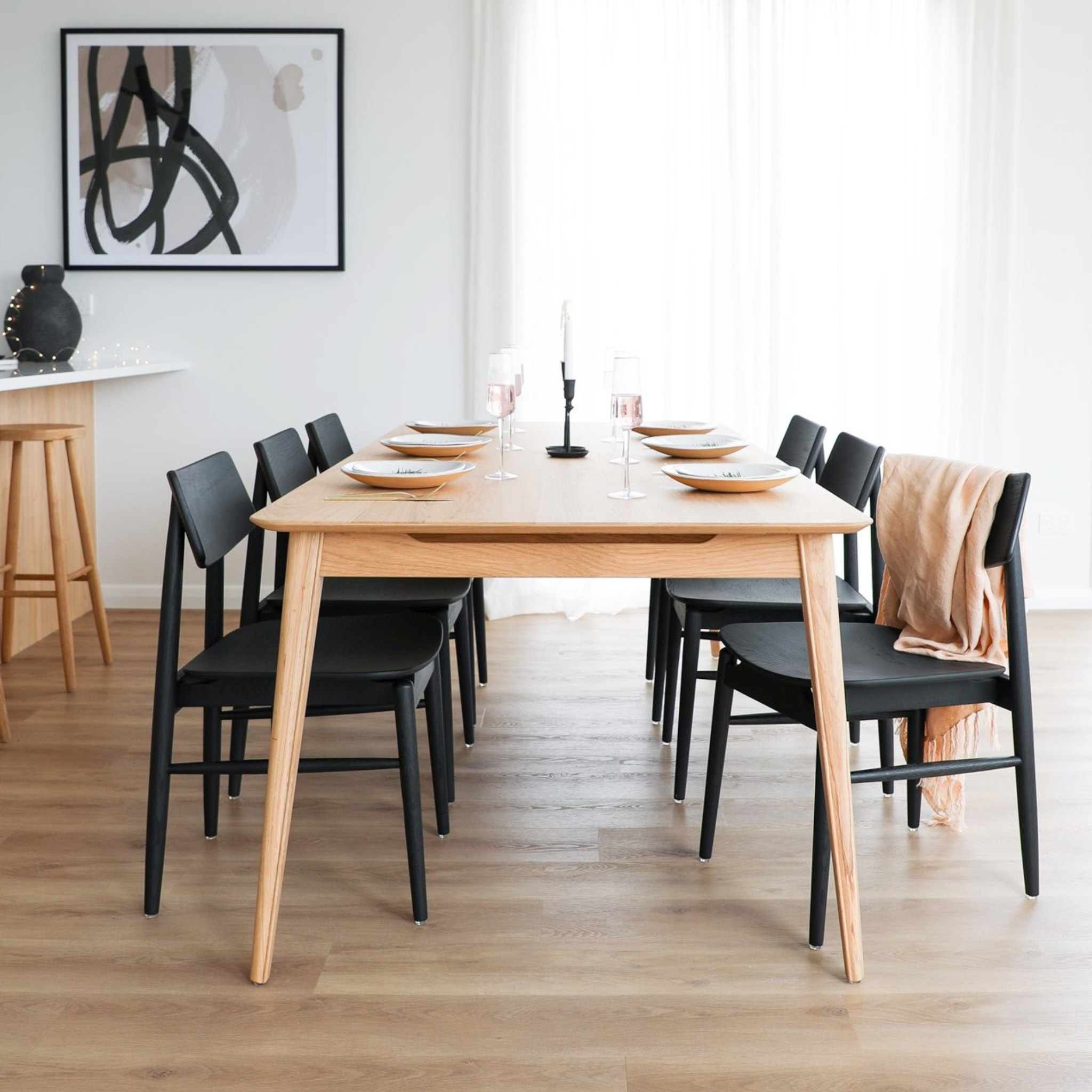Rokke Dining Table - Natural Oak