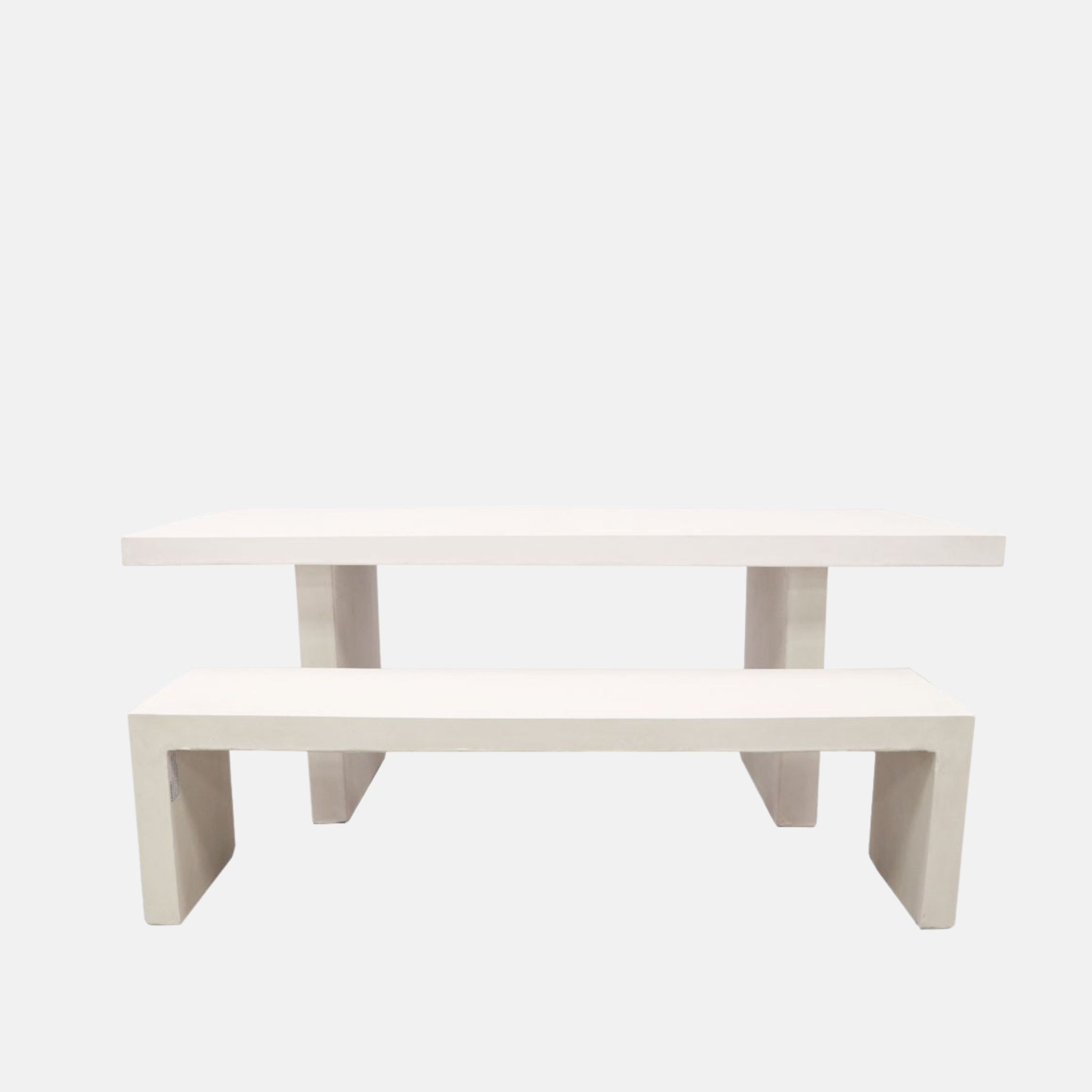Palma Outdoor Concrete Table - White