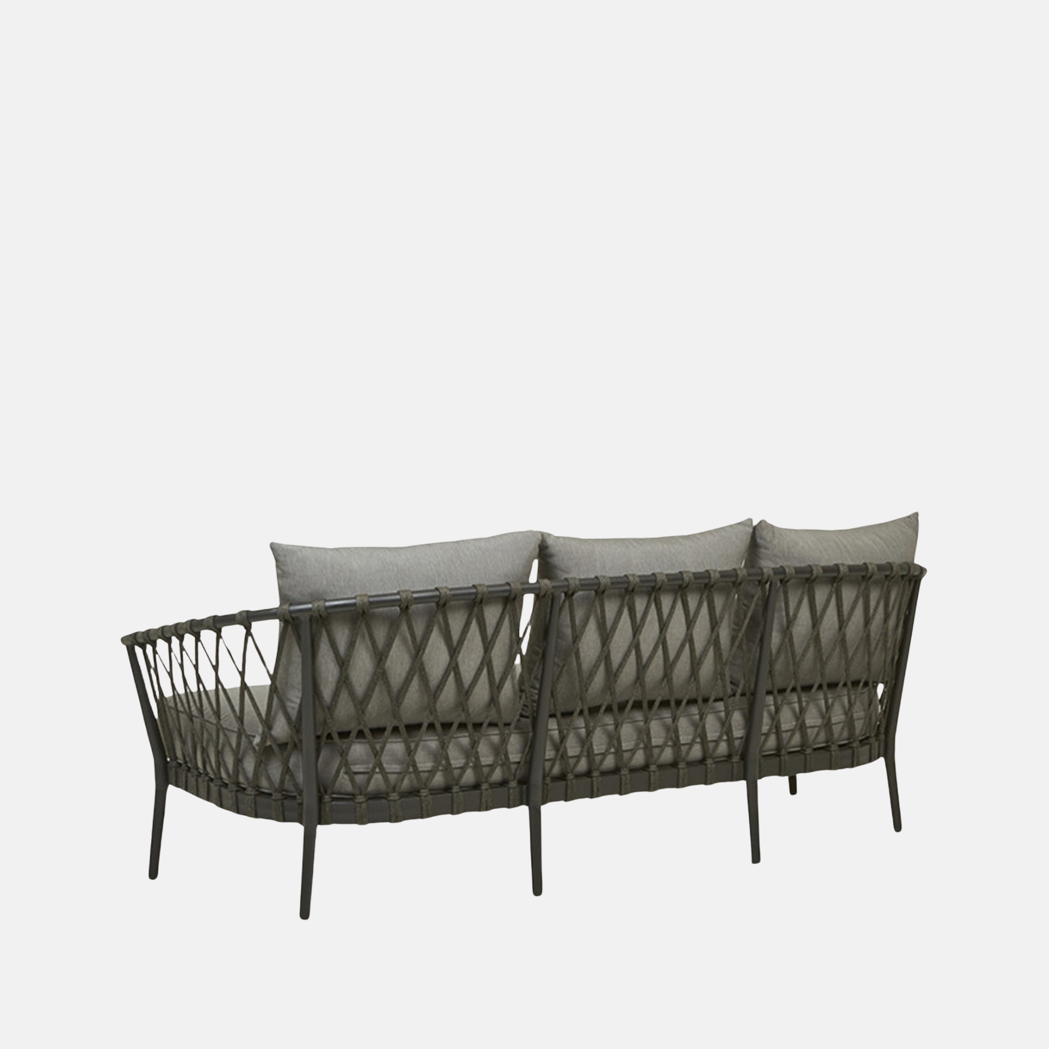 Maui Outdoor 3 Seater Sofa - Charcoal