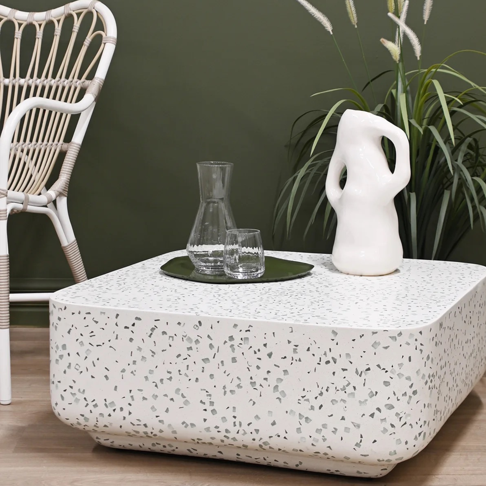 Bowie Terrazzo Outdoor Coffee Table