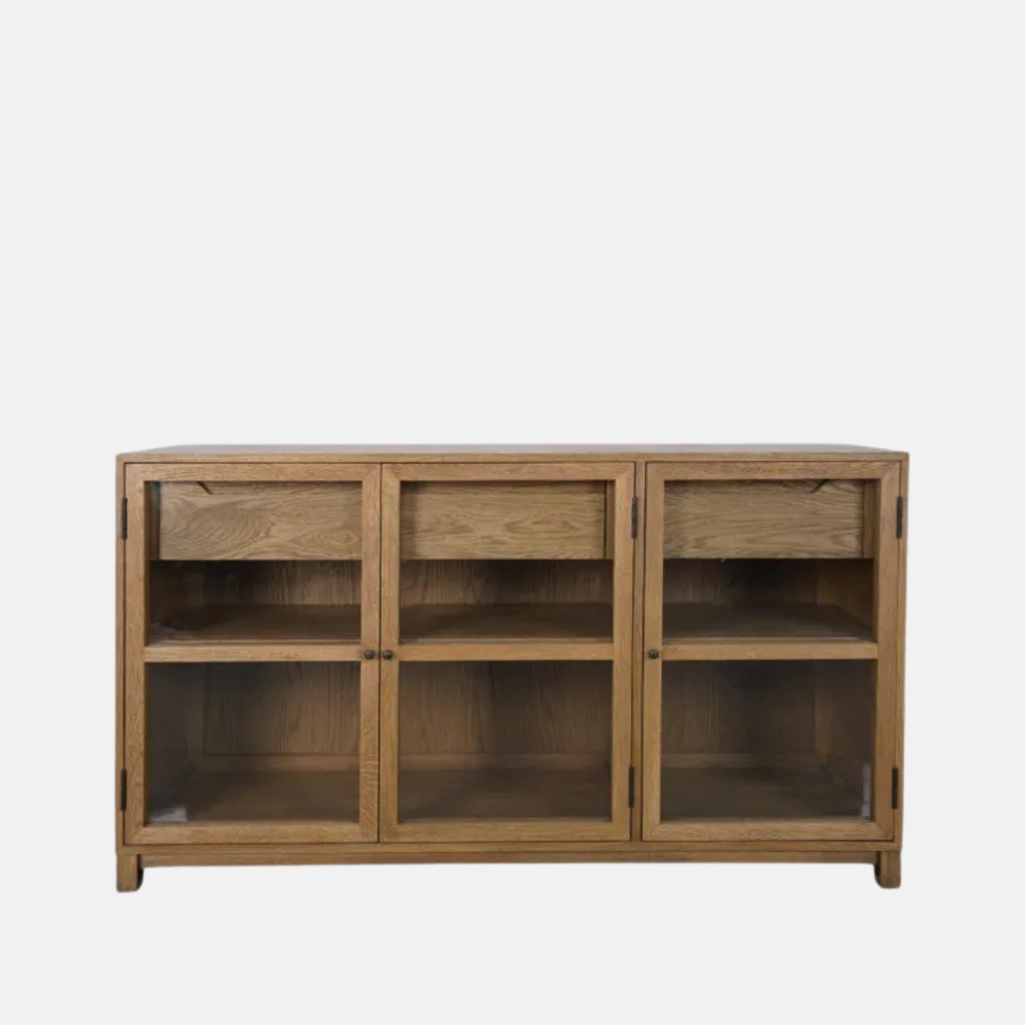 Baxter Glass and Oak Sideboard
