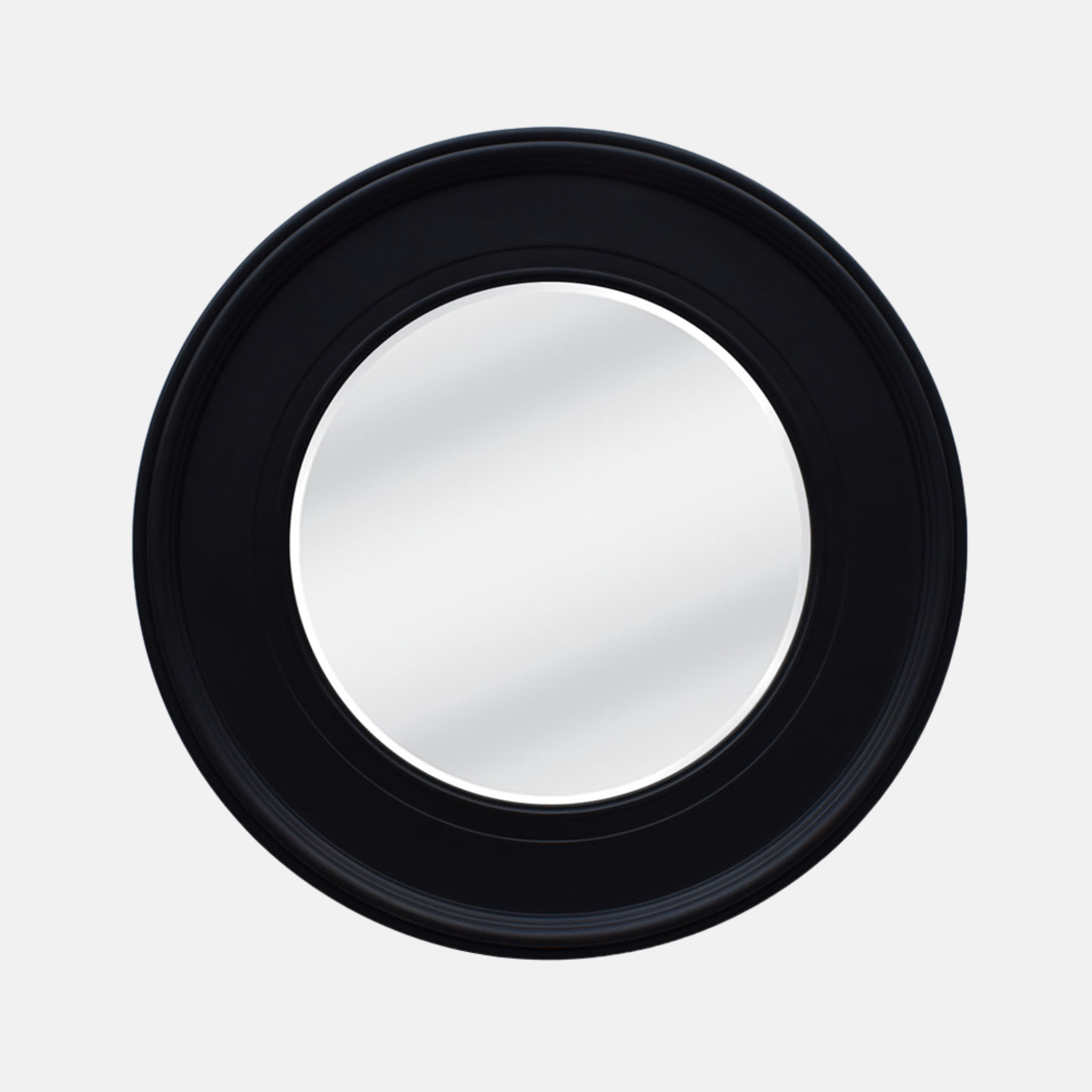 Casey Round Mirror -  Black