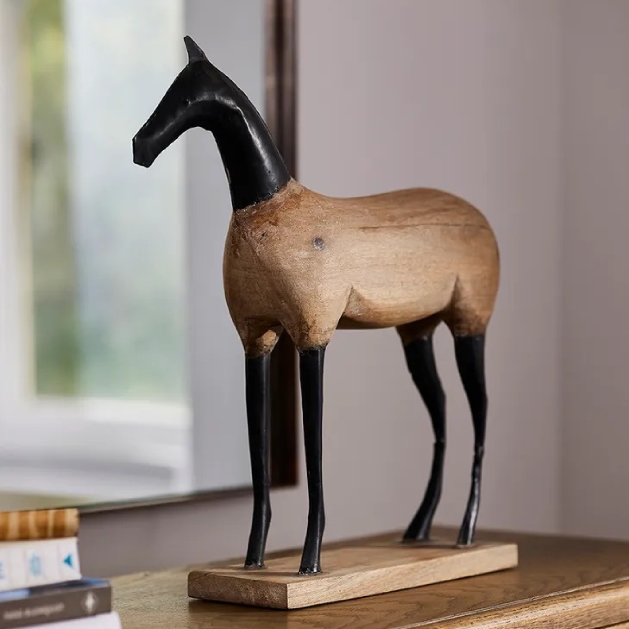 Horse Décor Wood & Iron