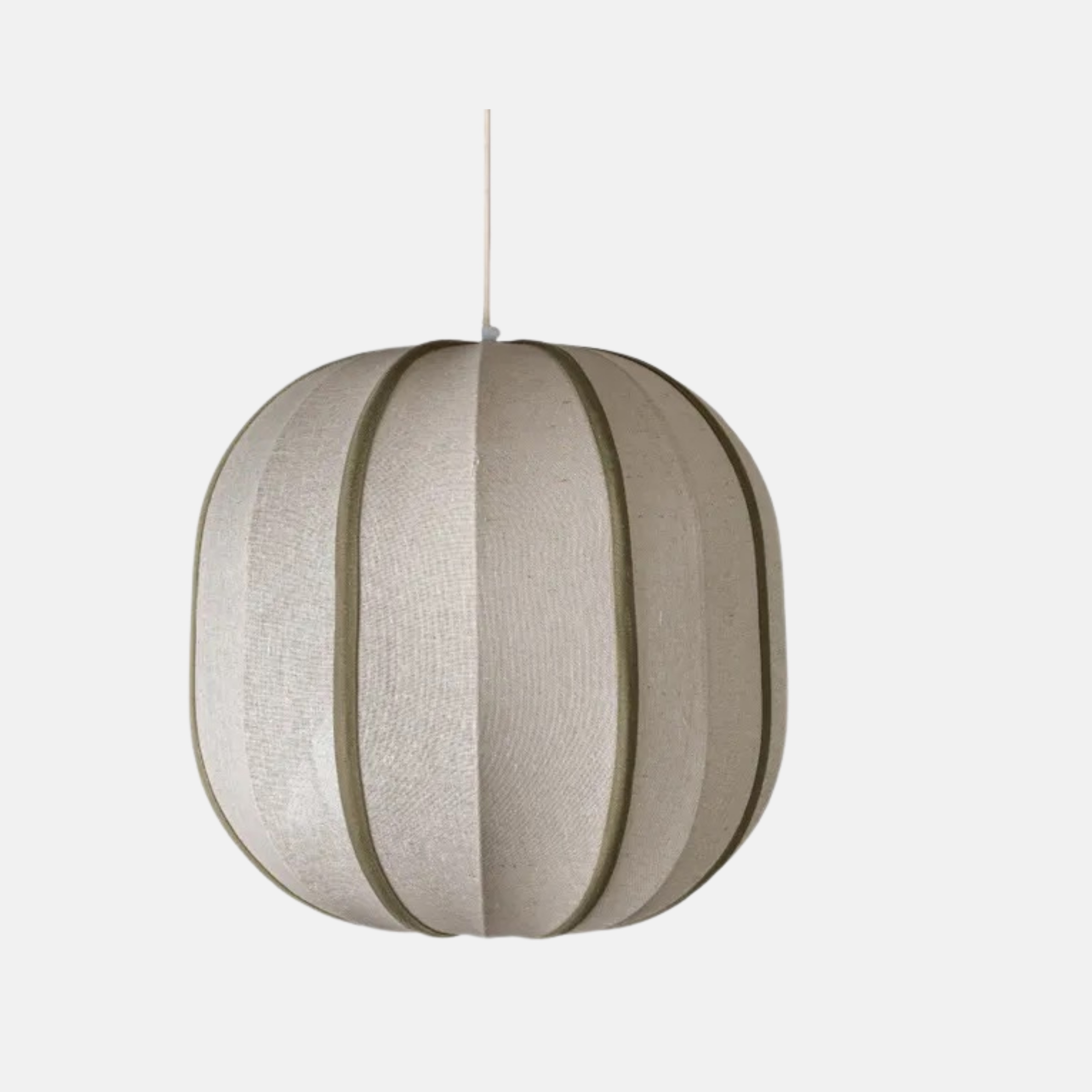 Thea Orb Olive & Natural Pendant