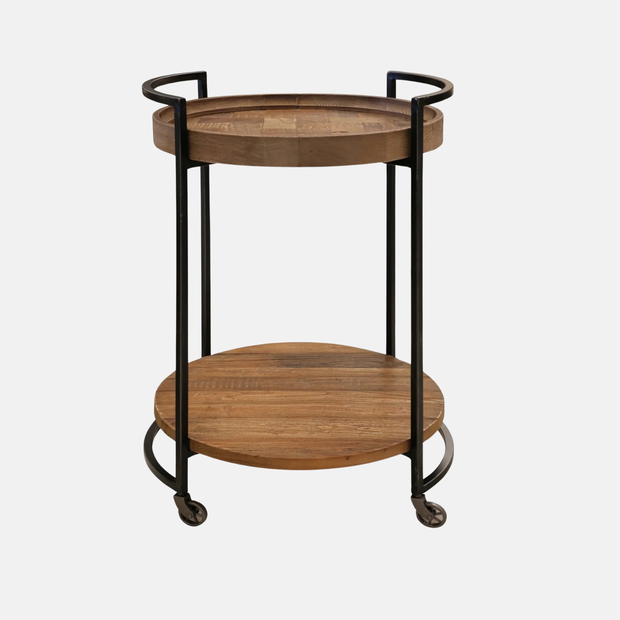 Wooden Trolley Cart - Elm