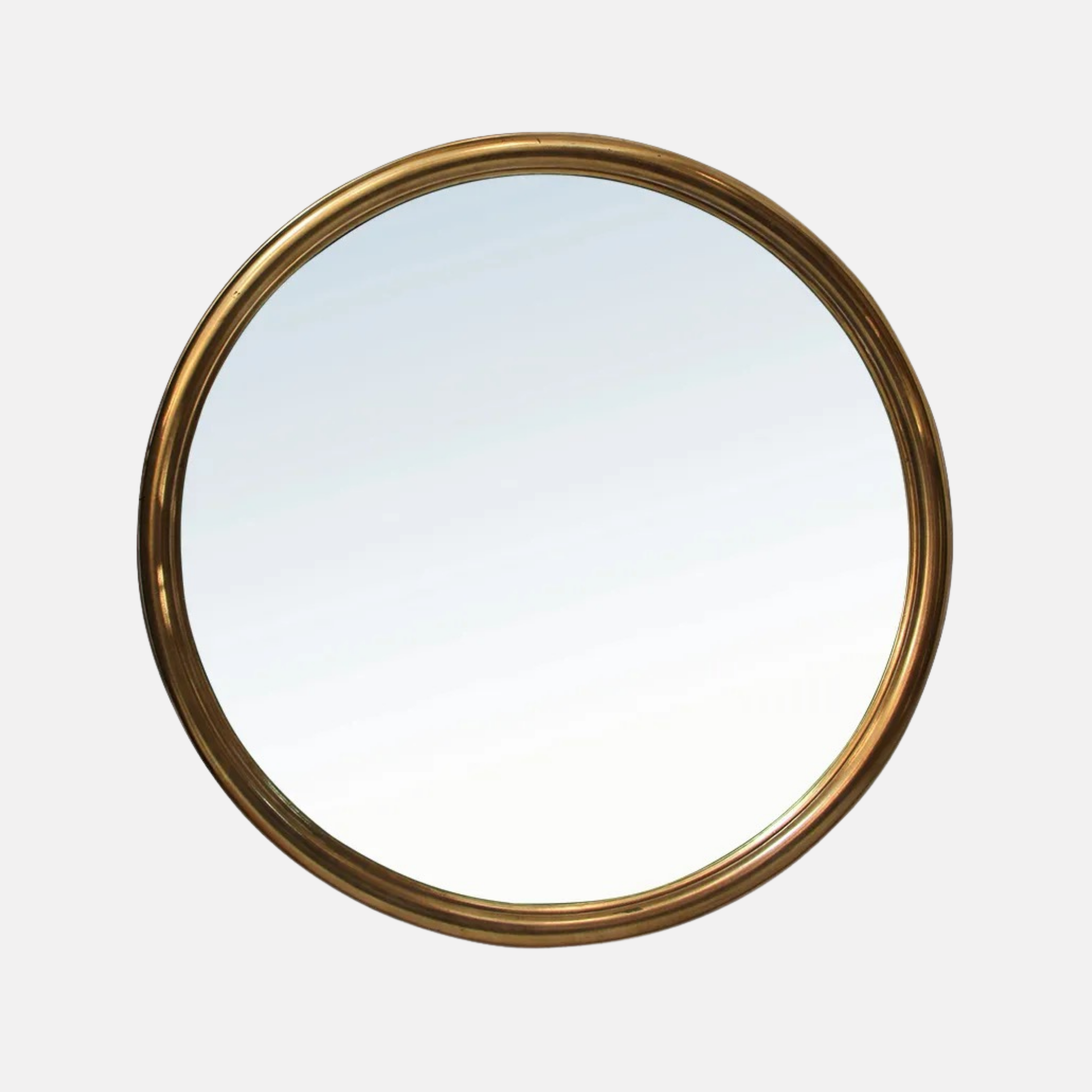 Alsace Round Bronze/Brass Mirror