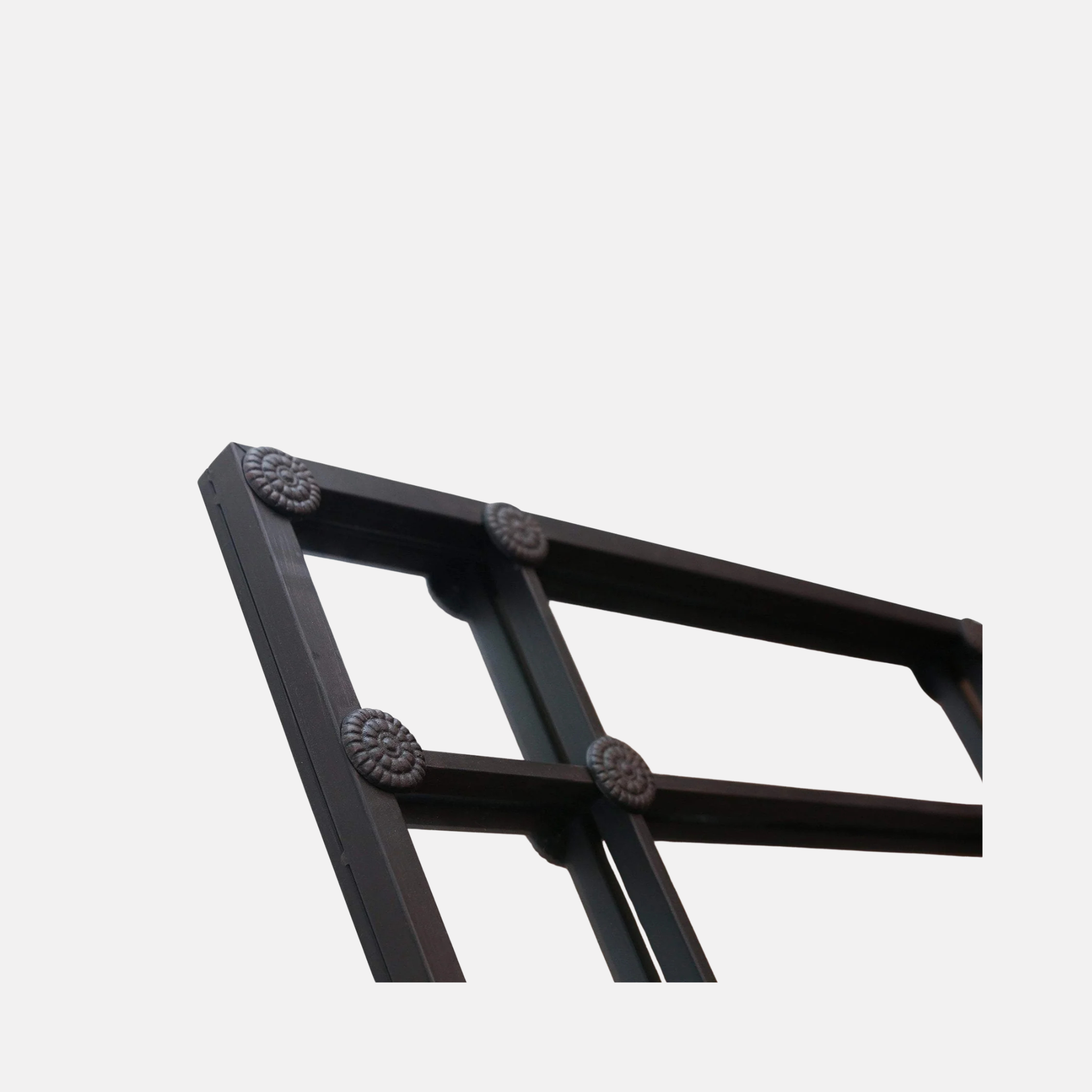Moran 12 Pane Rectangular Iron Mirror