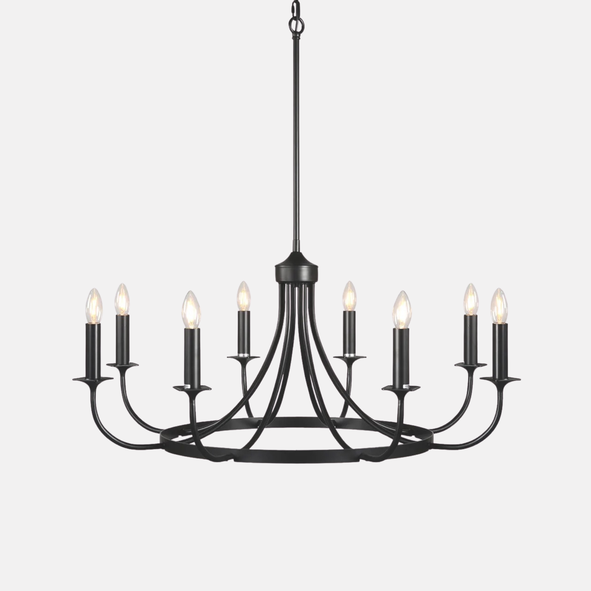 Forbes Iron Chandelier