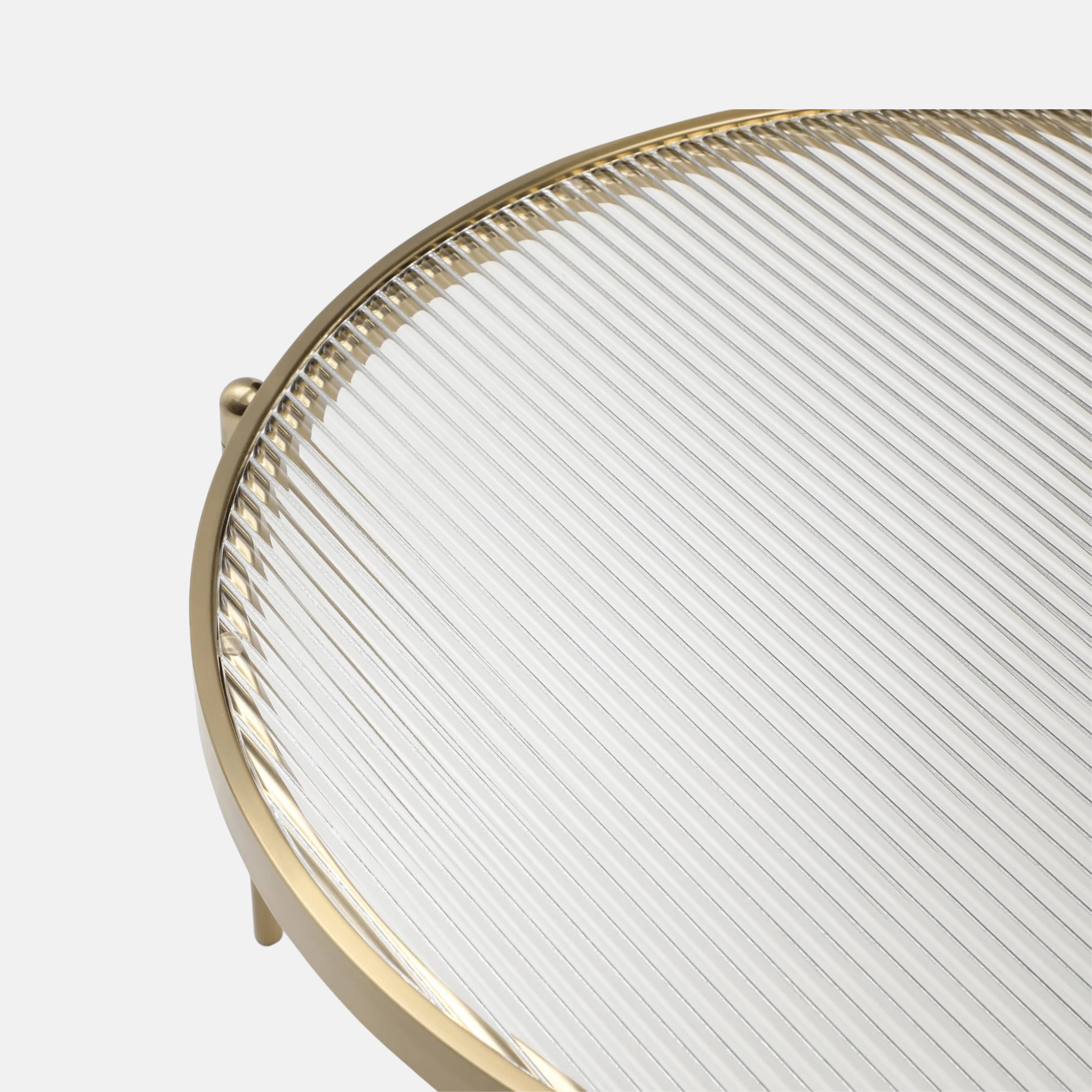 Gatsby Fluted Glass Side Table