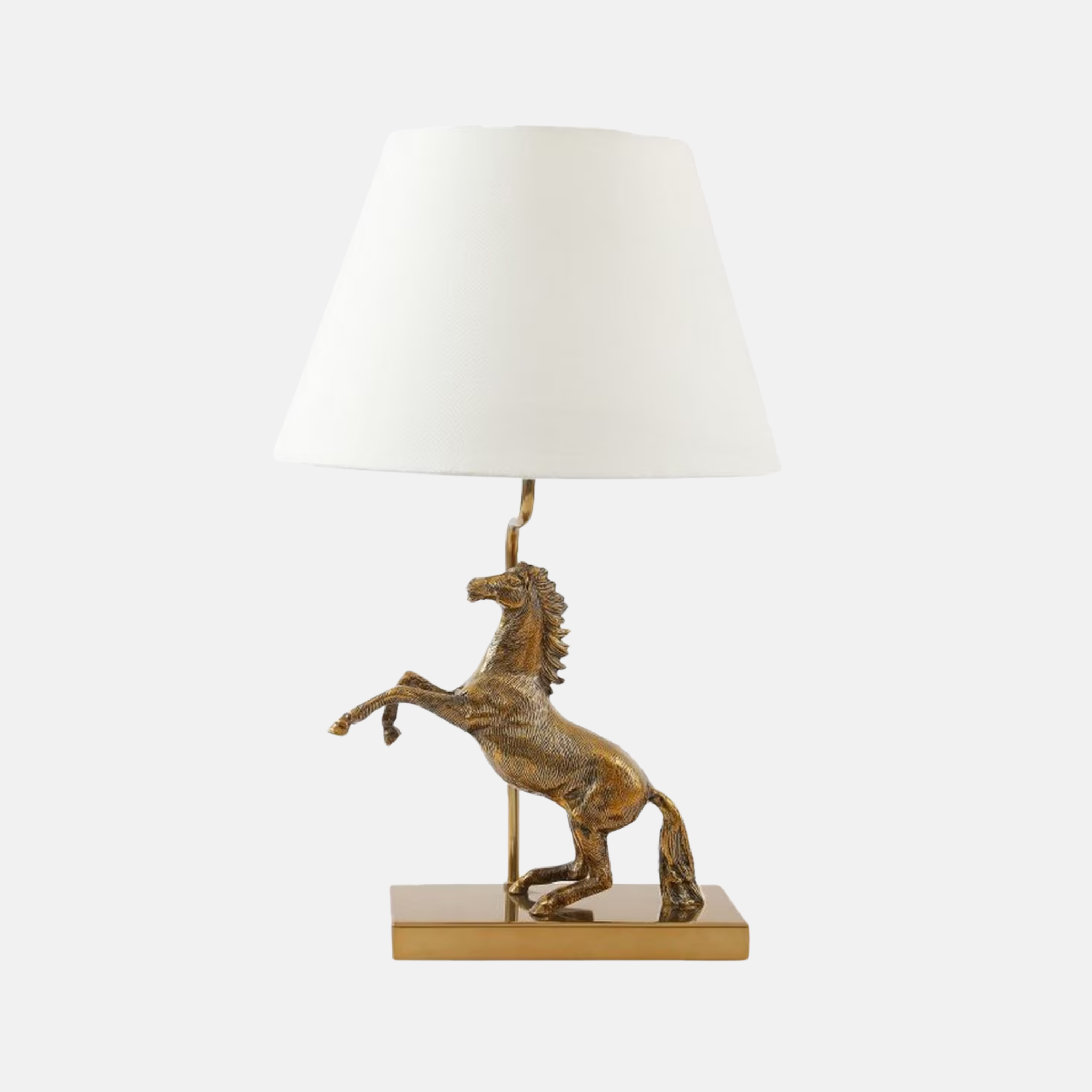 Horse Lamp - Brass