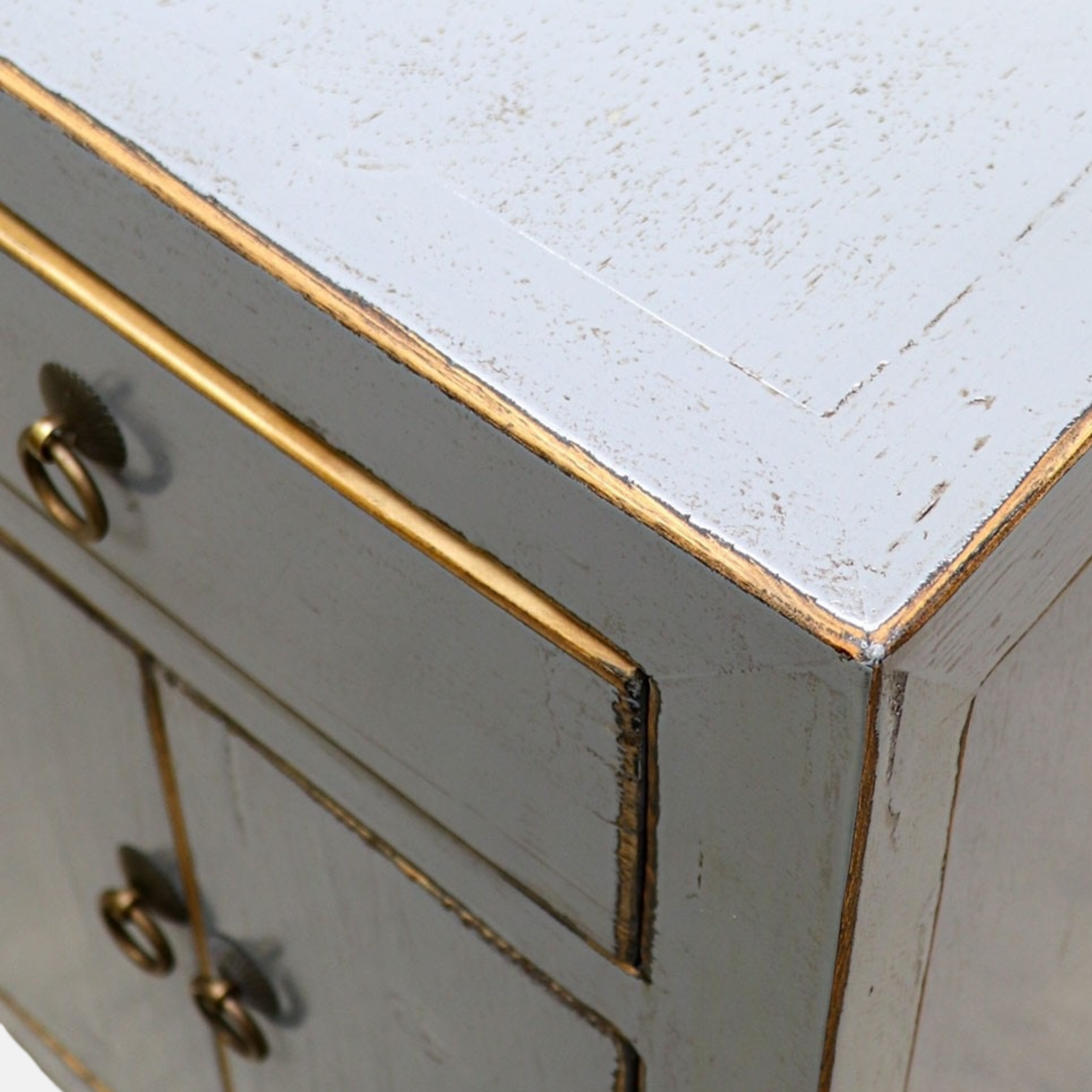 Oriental Bedside - Vintage Grey
