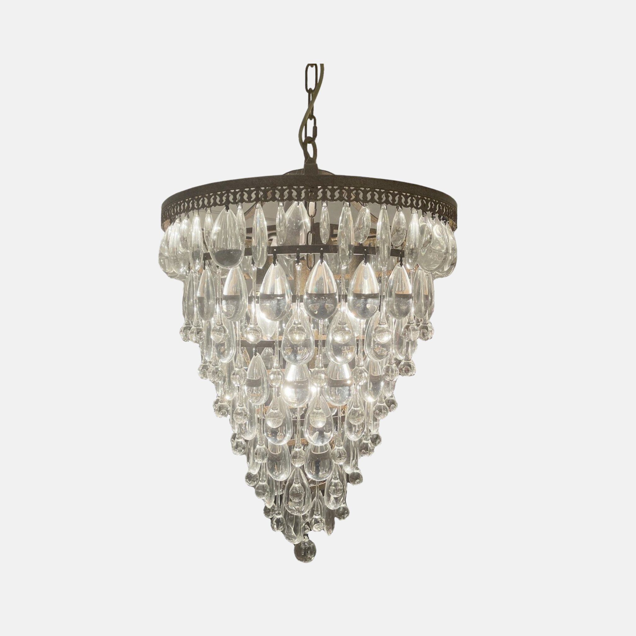 Teardrop Crystal Chandelier