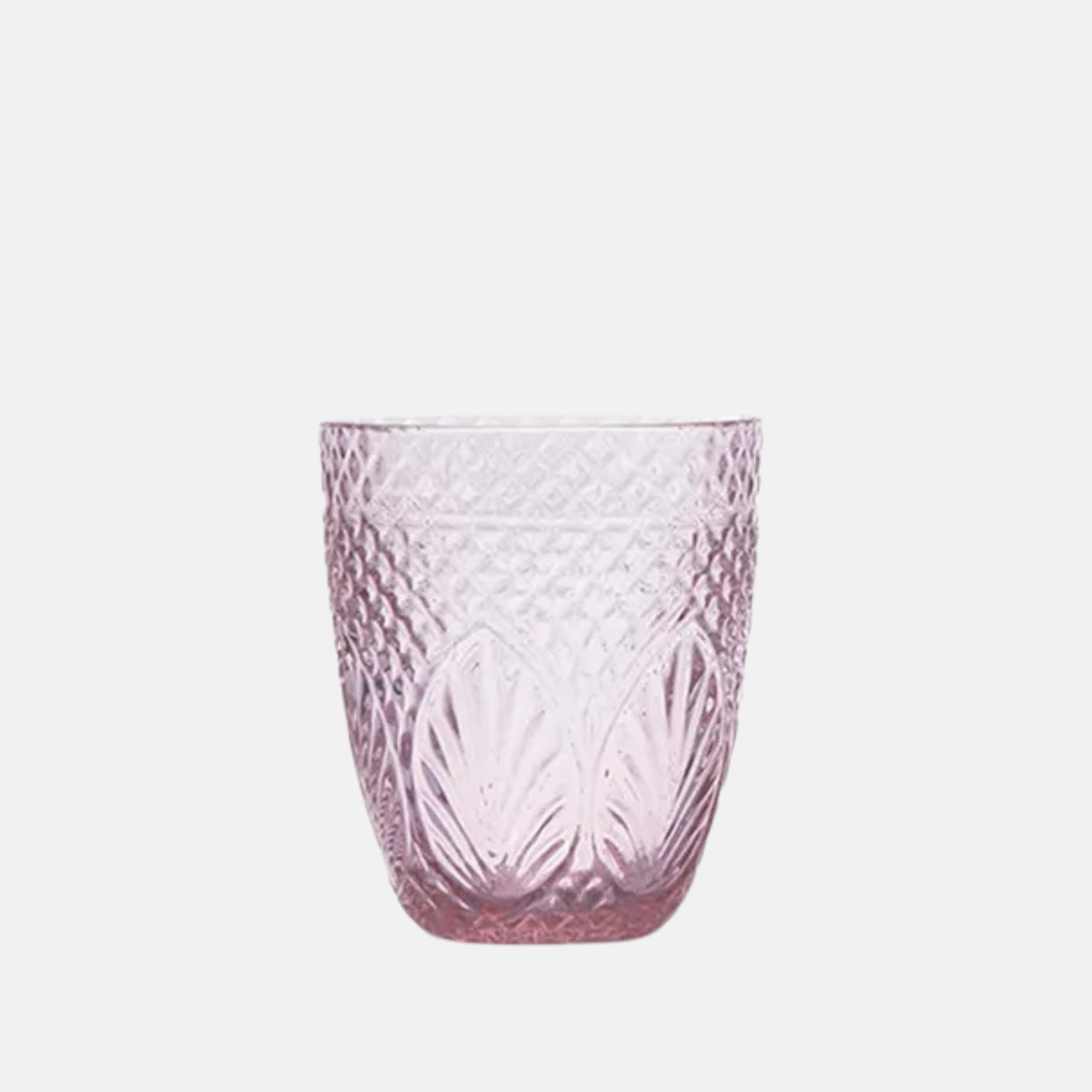 Vintage Tumblers Set of Eight - Pink