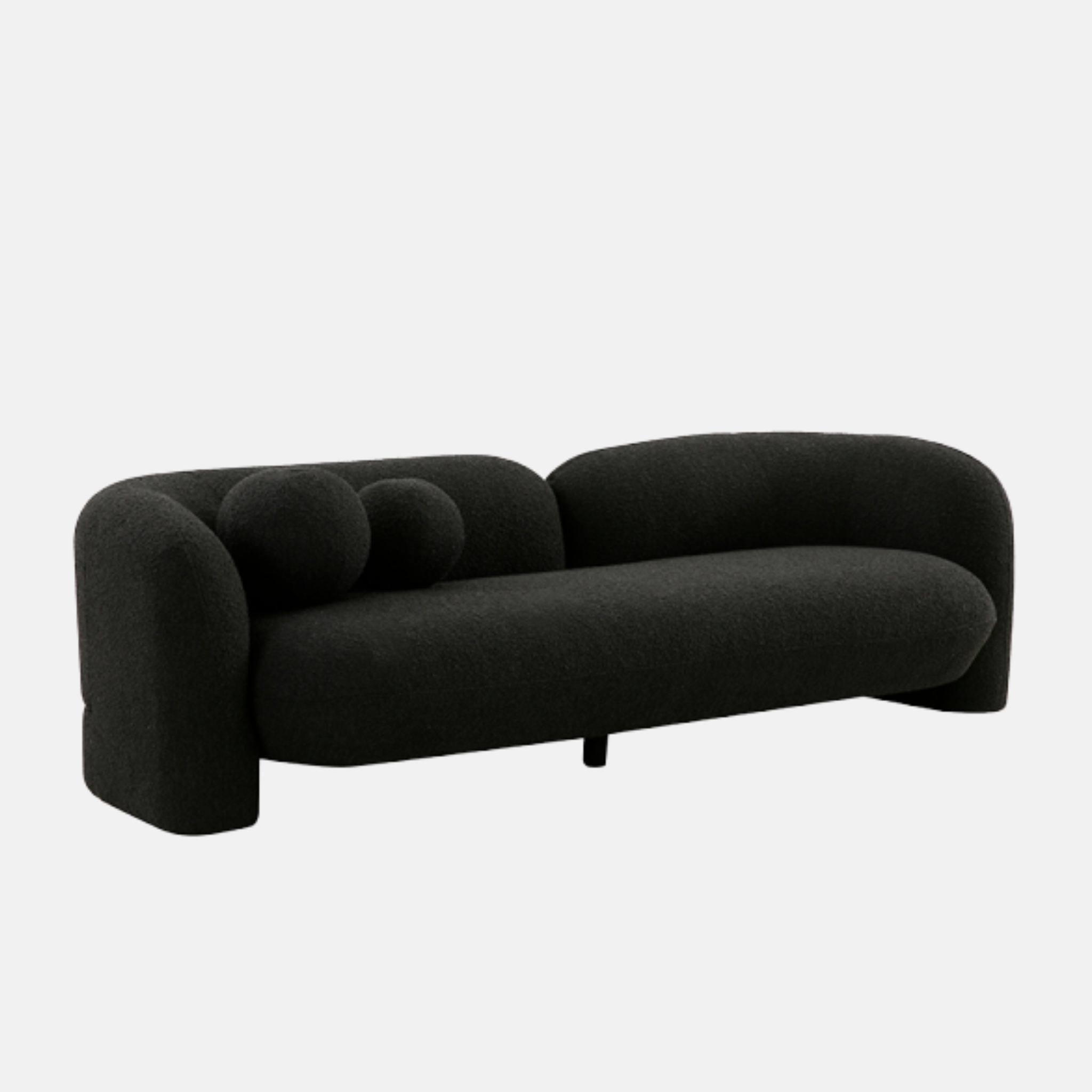 Seattle Boucle Sofa - Charcoal
