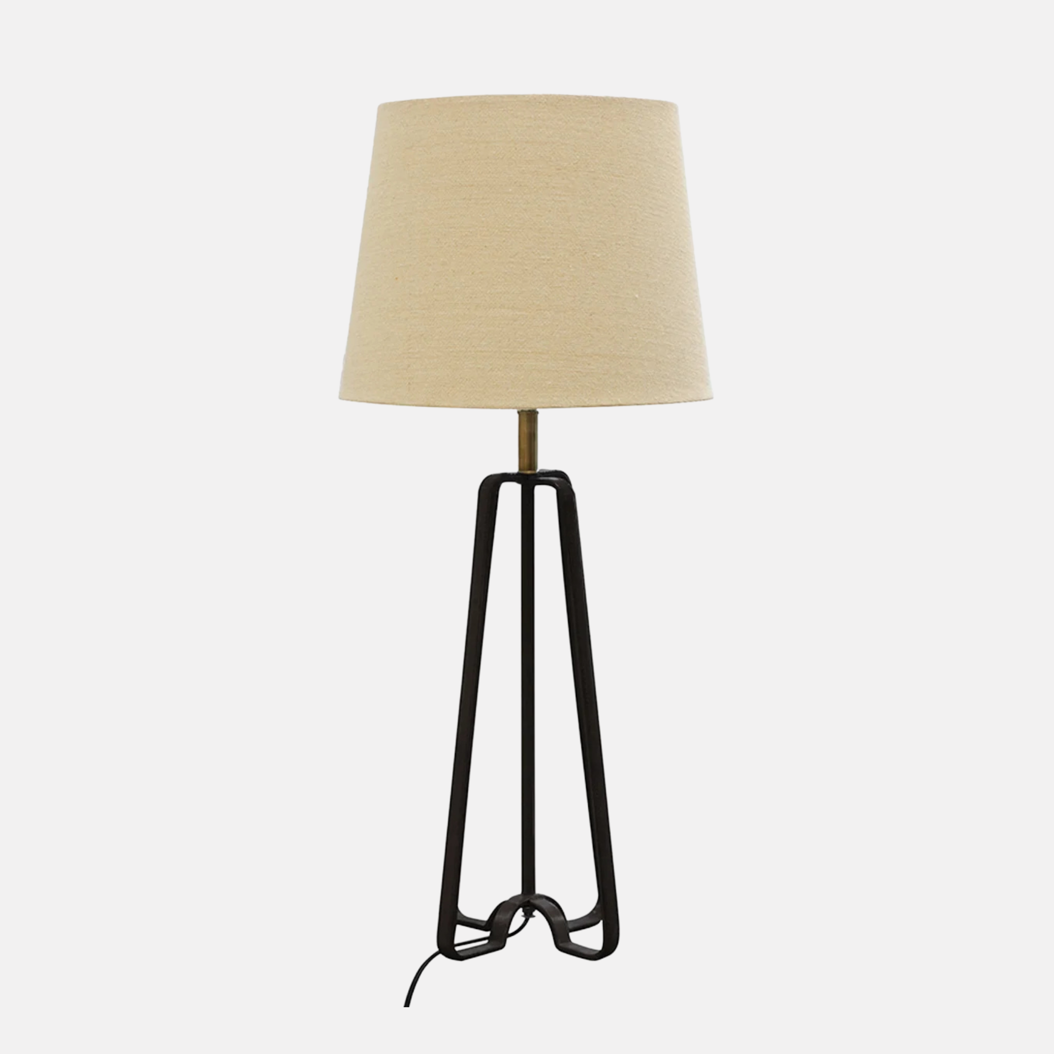 Savoy Leather Lamp - Black