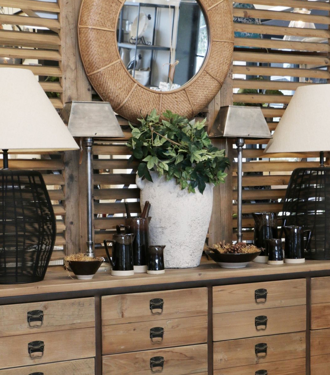 Wire Iron Lamp