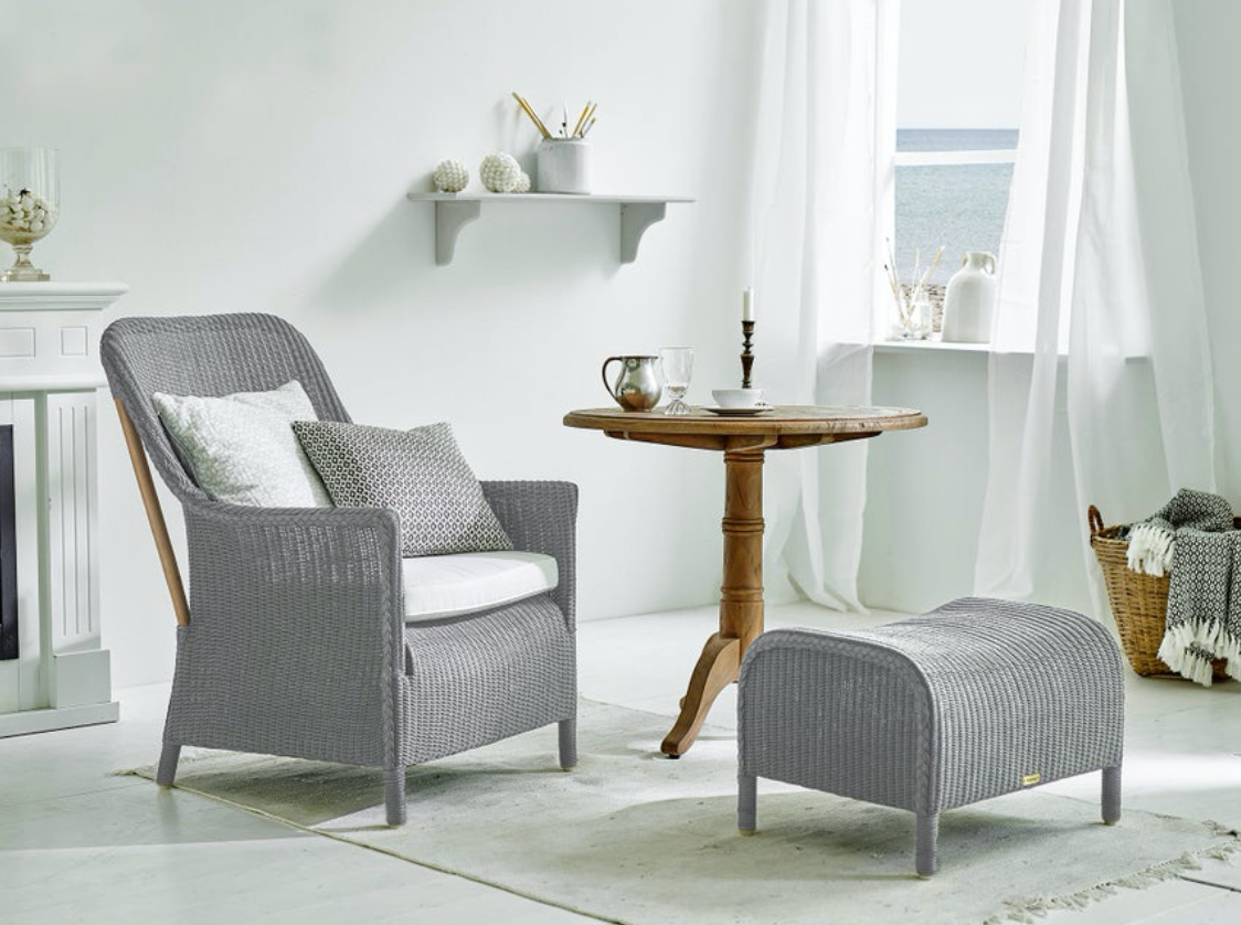 Sika Dawn Rattan Armchair - Grey