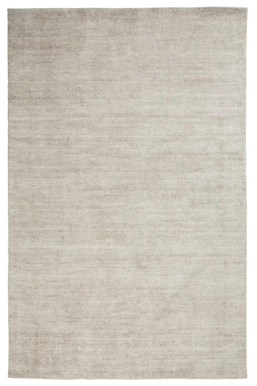 Almonte Hand-Woven Silk & Wool Rug - Oyster