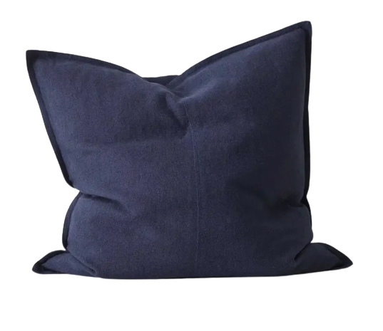 Como Linen Feather Filled Cushion - Ocean