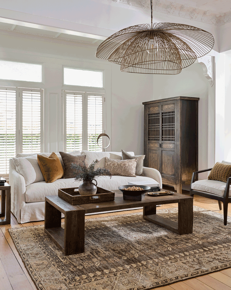 Havana Layered Metal Pendant