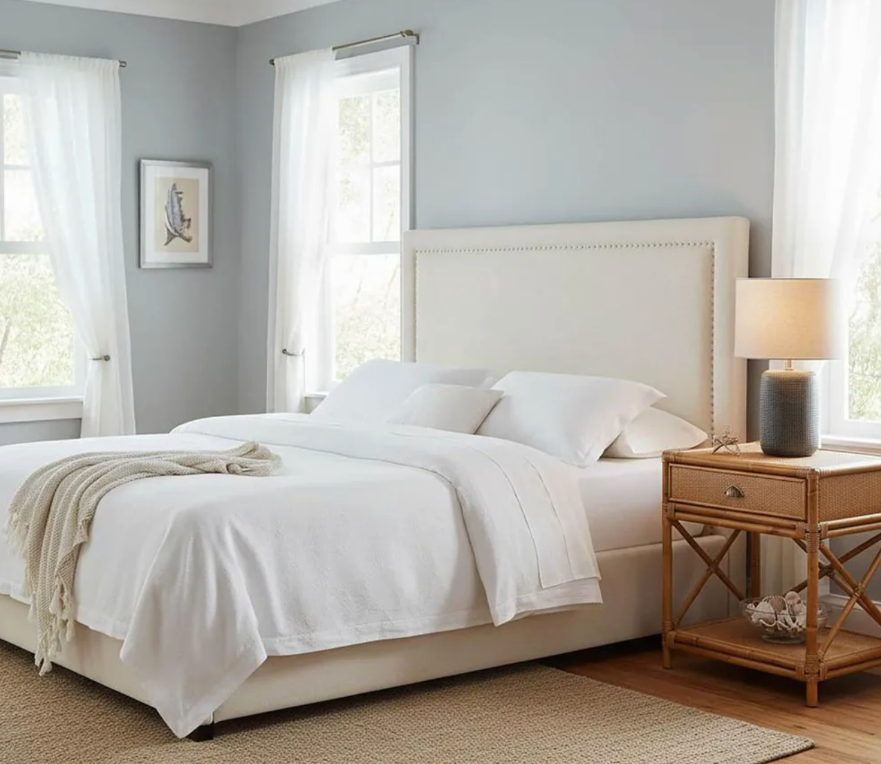 Cayman Rattan Bedside