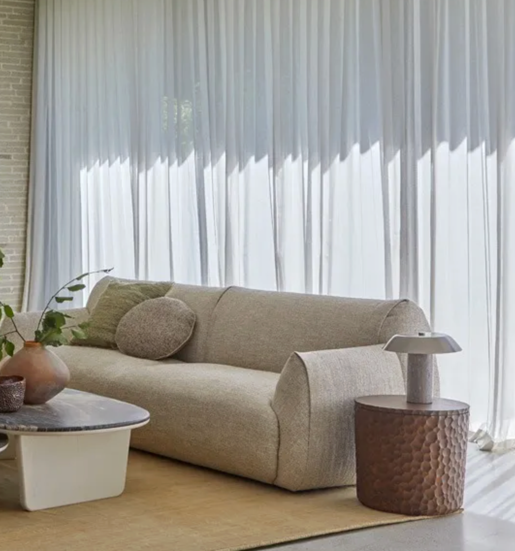 Luna Lamp Travertine