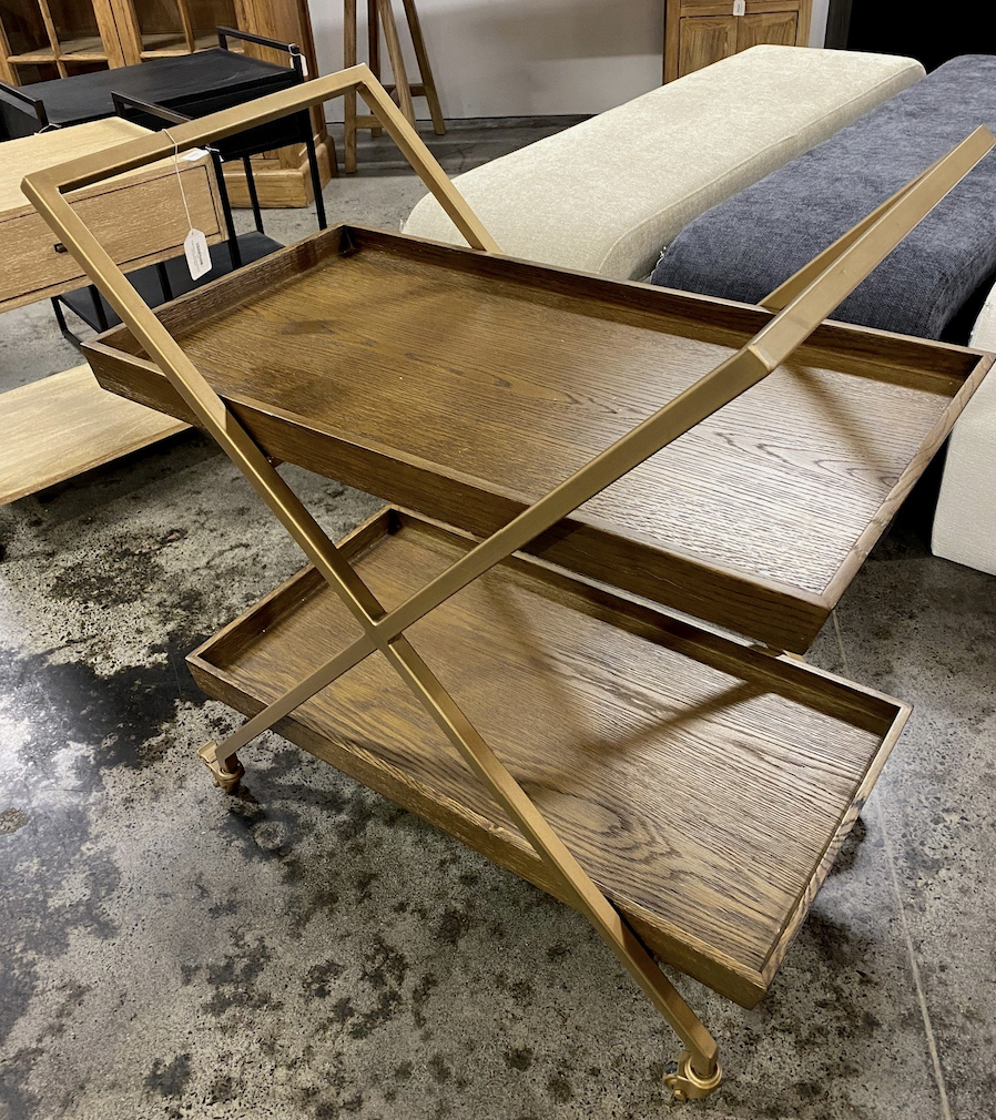 Monterey Bar Cart - Oak