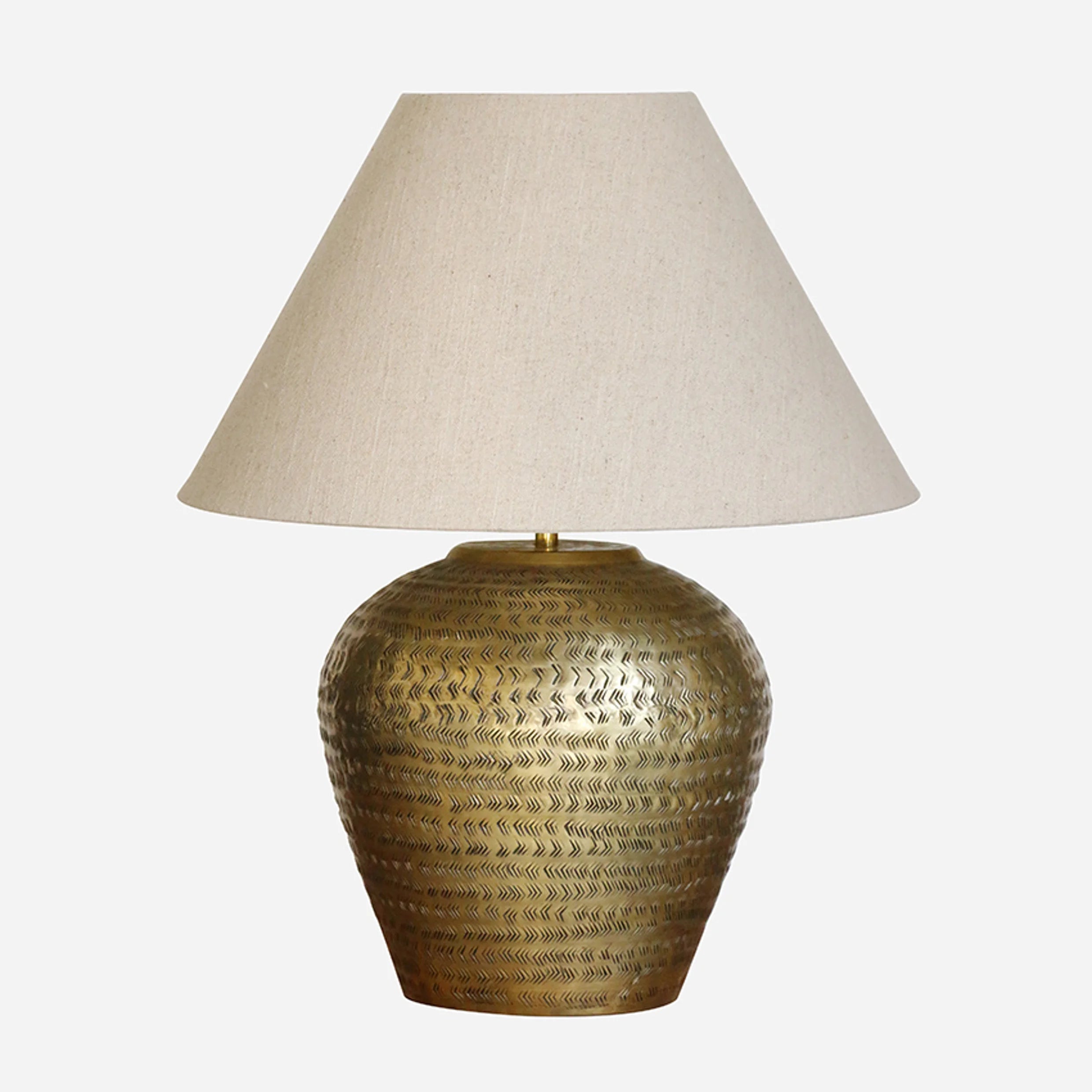 Ravello Lamp - Etched Brass