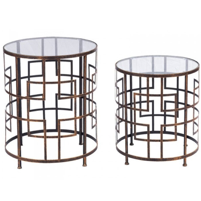 Railey Drum Tables Set 2